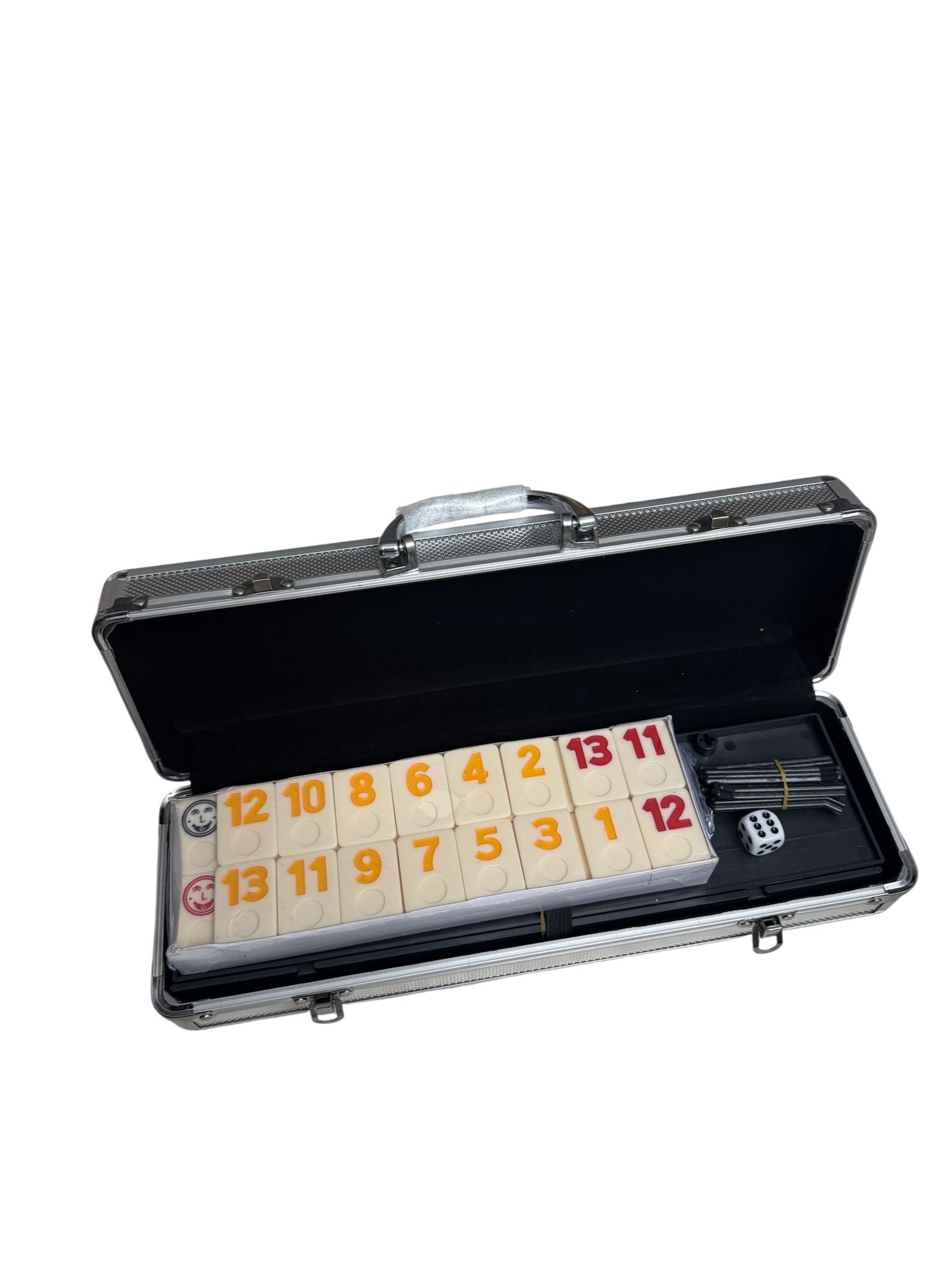 Joc Rummy cu tablă și valiză de depozitare, 106 piese