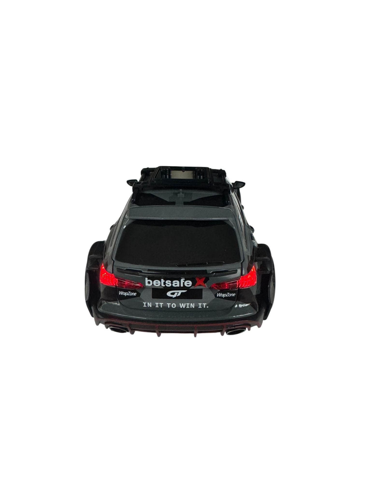 Mașină metalică tip Audi RS6 Gumball 3000 cu lumini și sunet
