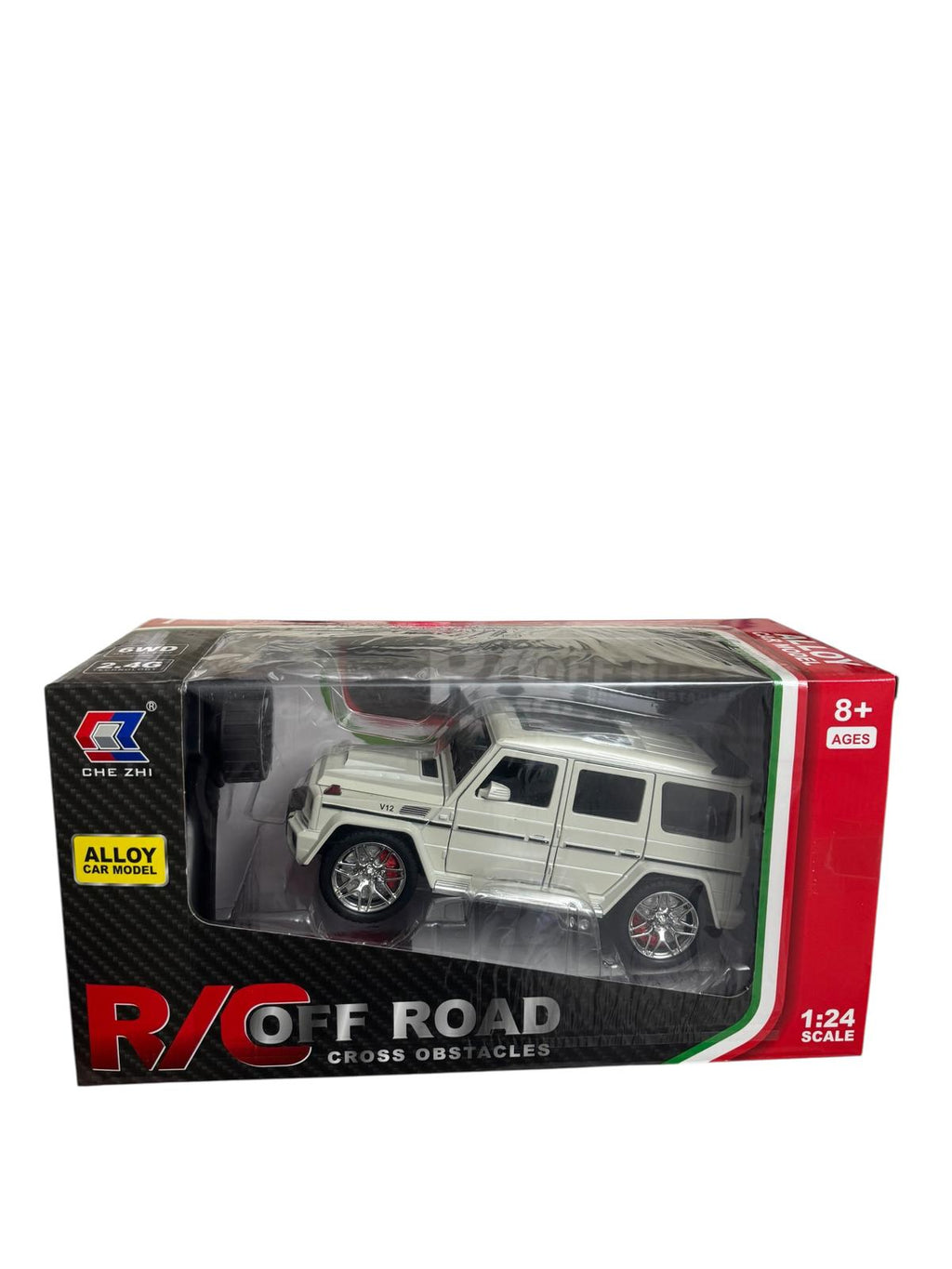 Mașină Jucărie cu Telecomandă Off-Road, RC, 1:24, 2.4GHz, 6WD, cu lumini și sunet