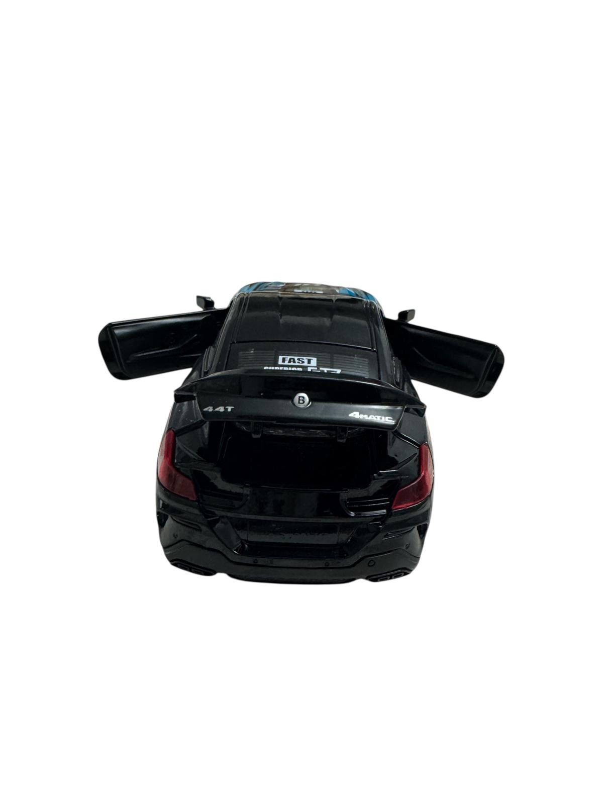 Mașină metalică sport, lumini, sunet și funcție pull-back, de jucărie