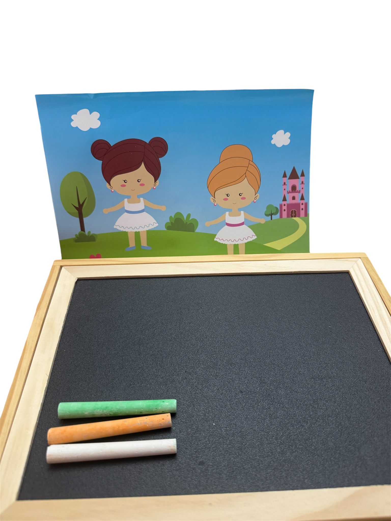 Joc educativ – Puzzle magnetic cu tablă 2 în 1