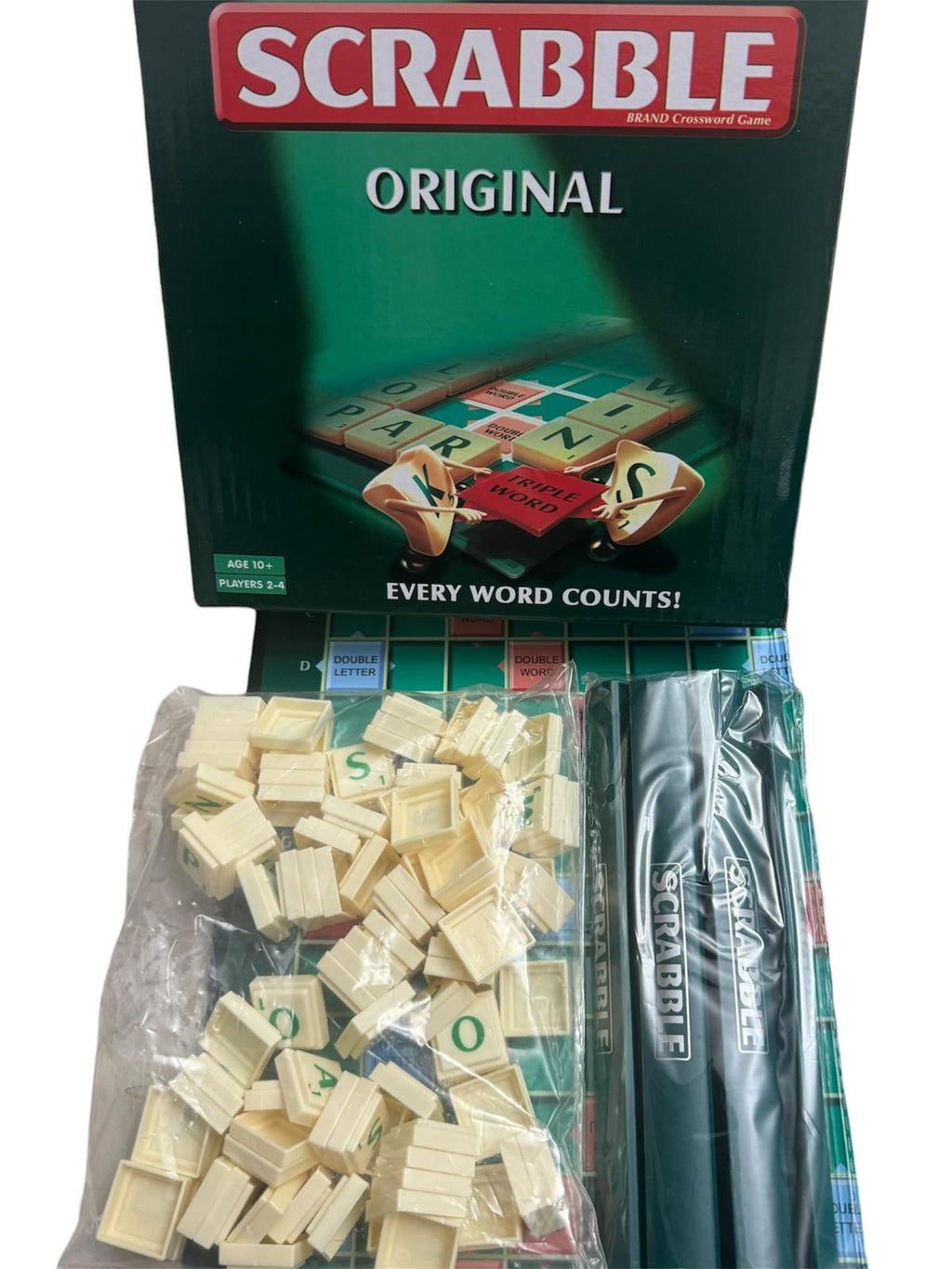 Joc Interactiv de societate Scrabble Original – Joc de cuvinte pentru 2–4 jucători, 10+ ani