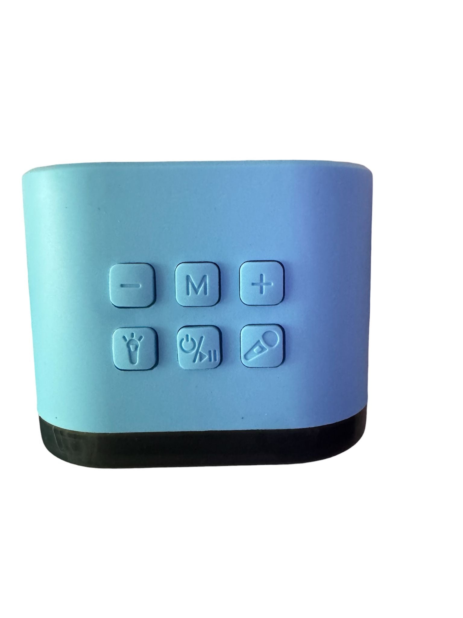 Boxă Portabilă Karaoke cu 2 Microfoane Wireless, Bluetooth, Lumini RGB, Albastru