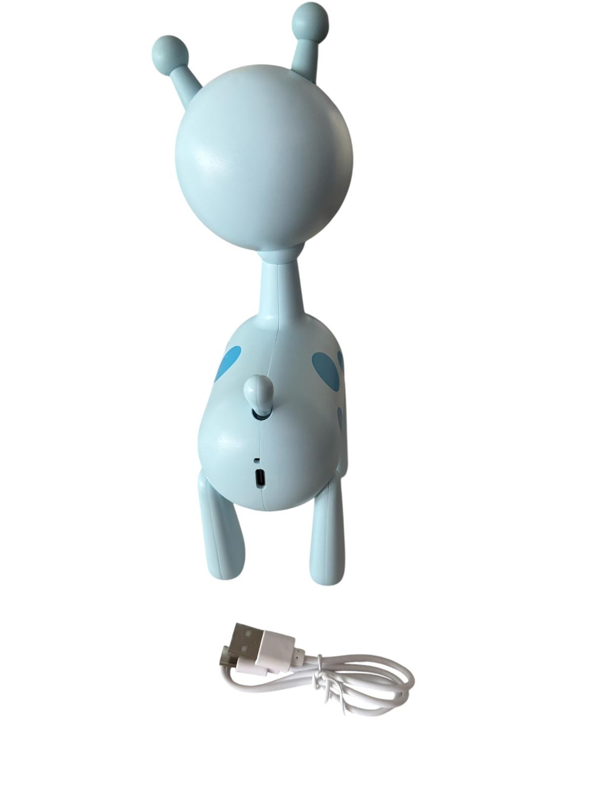 Lampă de veghe / birou pentru Copii LED model Girafă, lumină caldă și rece, încărcare Type-C