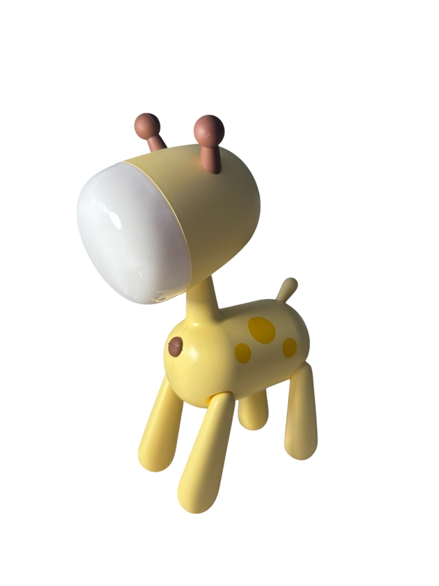 Lampă de veghe / birou pentru Copii LED model Girafă, lumină caldă și rece, încărcare Type-C, Galben