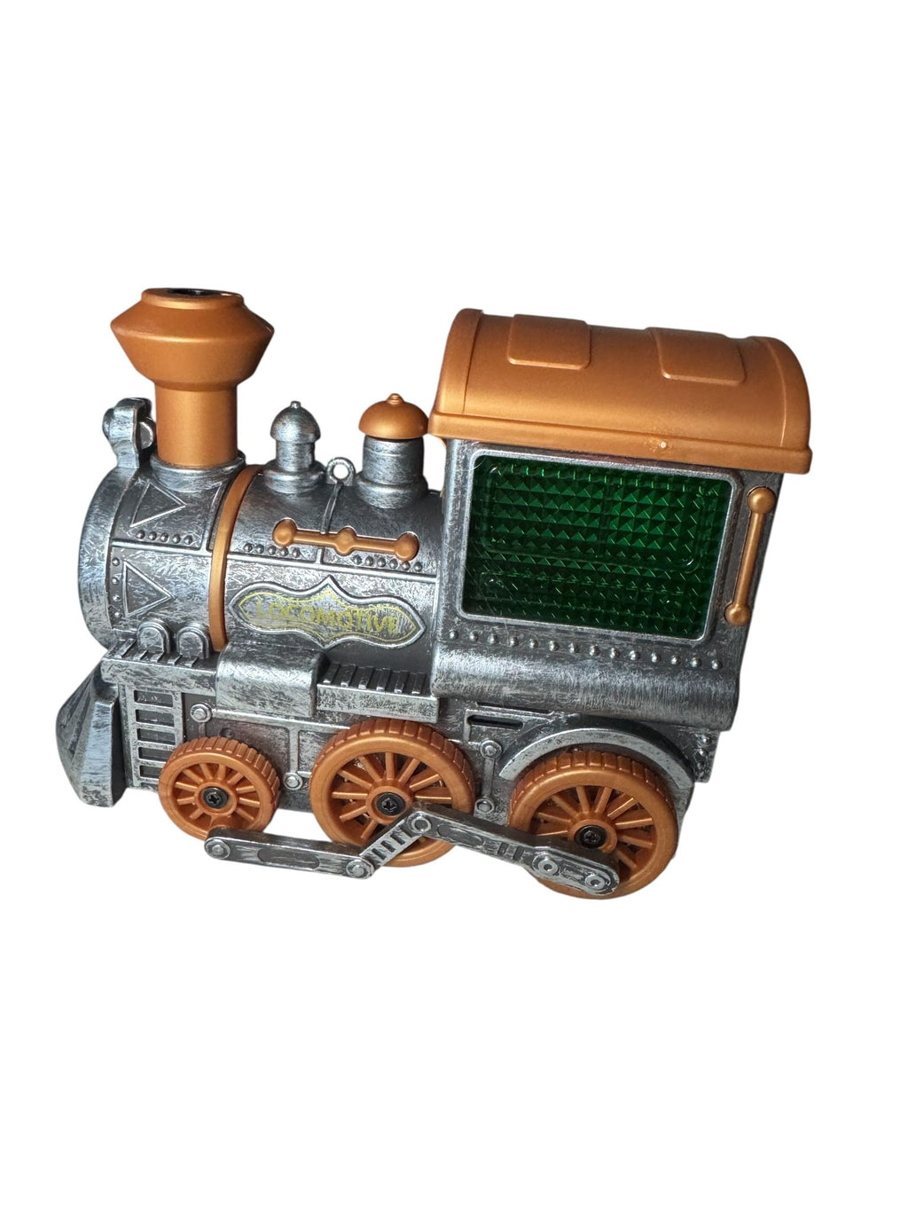 Locomotivă electrică interactivă de Jucărie, cu abur, lumini și muzică