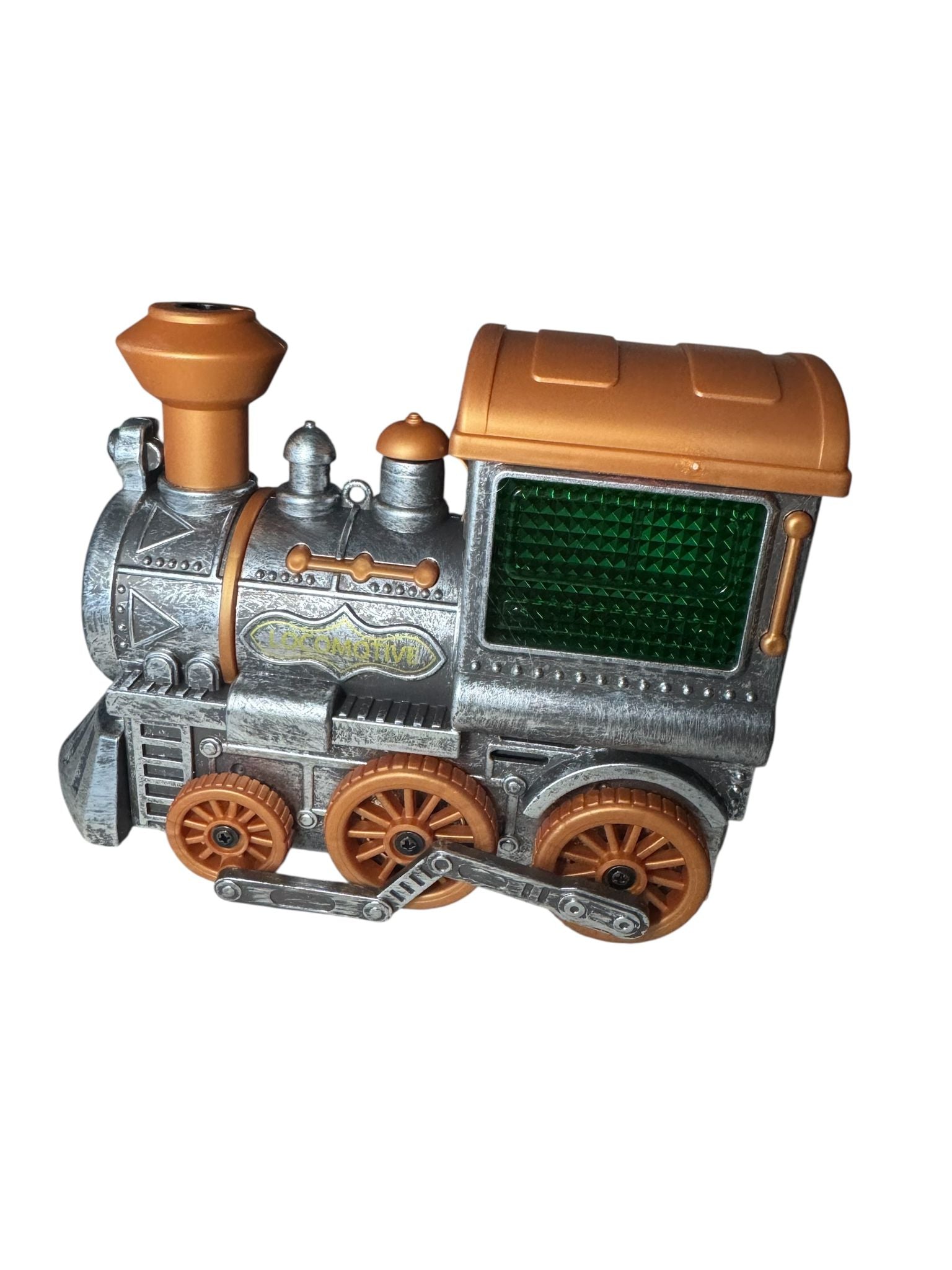 Locomotivă electrică interactivă de Jucărie, cu abur, lumini și muzică