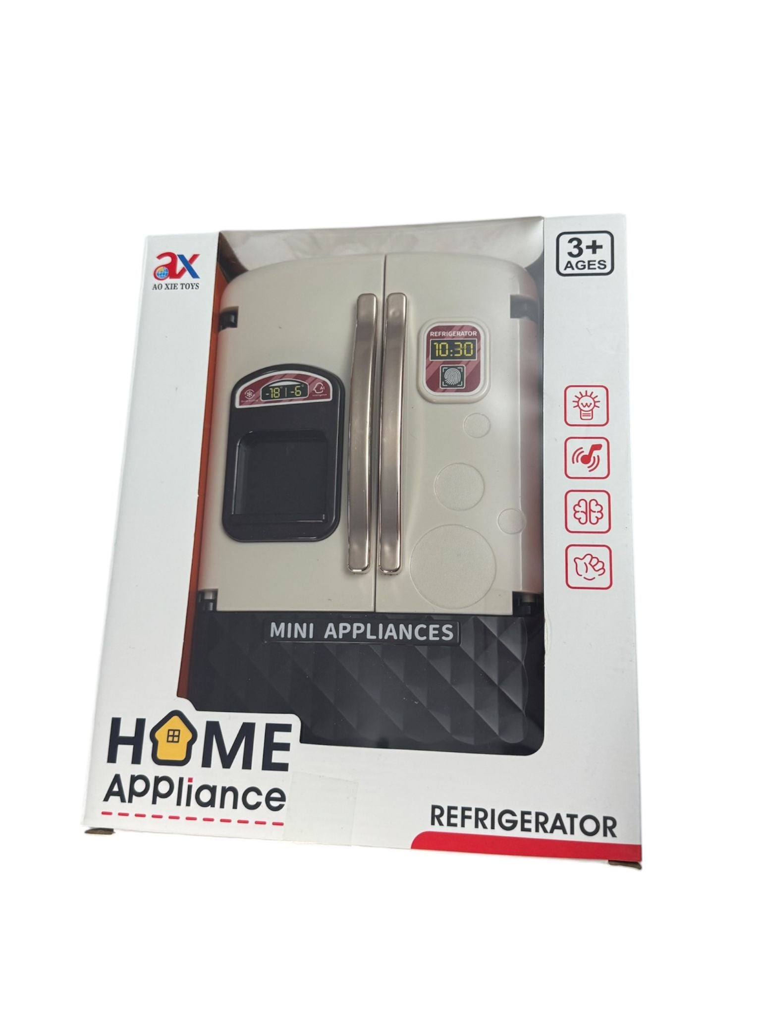 Frigider de jucărie Mini Appliances, cu lumini și sunete, accesorii incluse