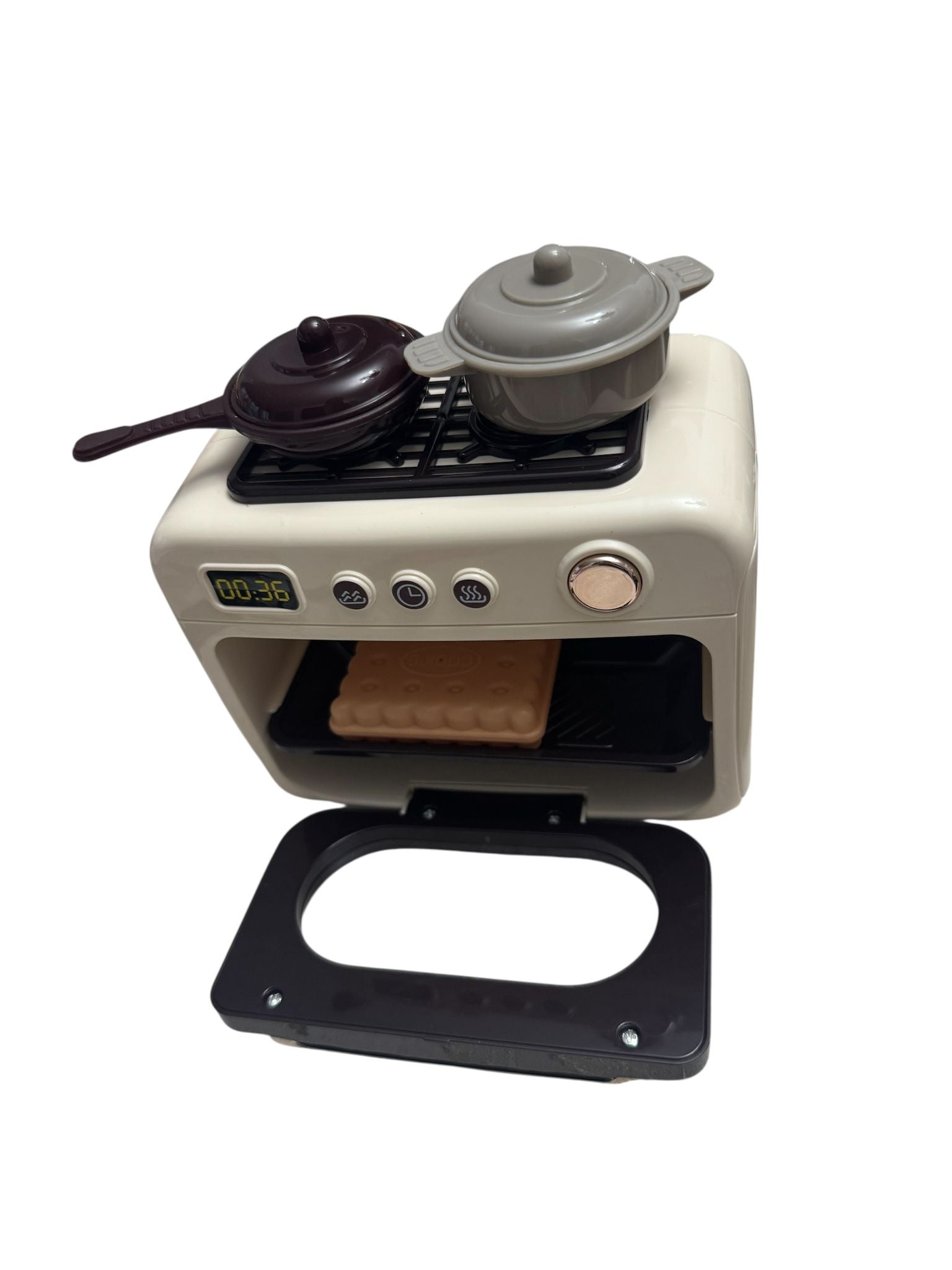 Cuptor cu microunde de jucărie Home Appliance, cu lumini și sunete, accesorii incluse