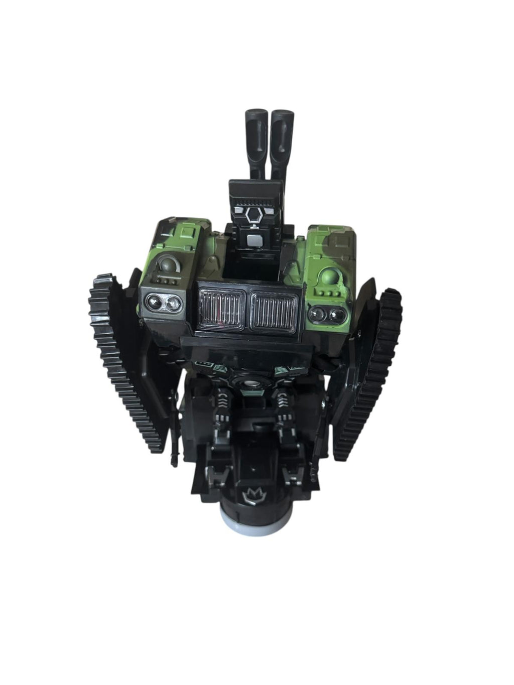 Jucărie interactivă - Tanc militar transformabil robot, cu lumini, sunete și funcție bump & go