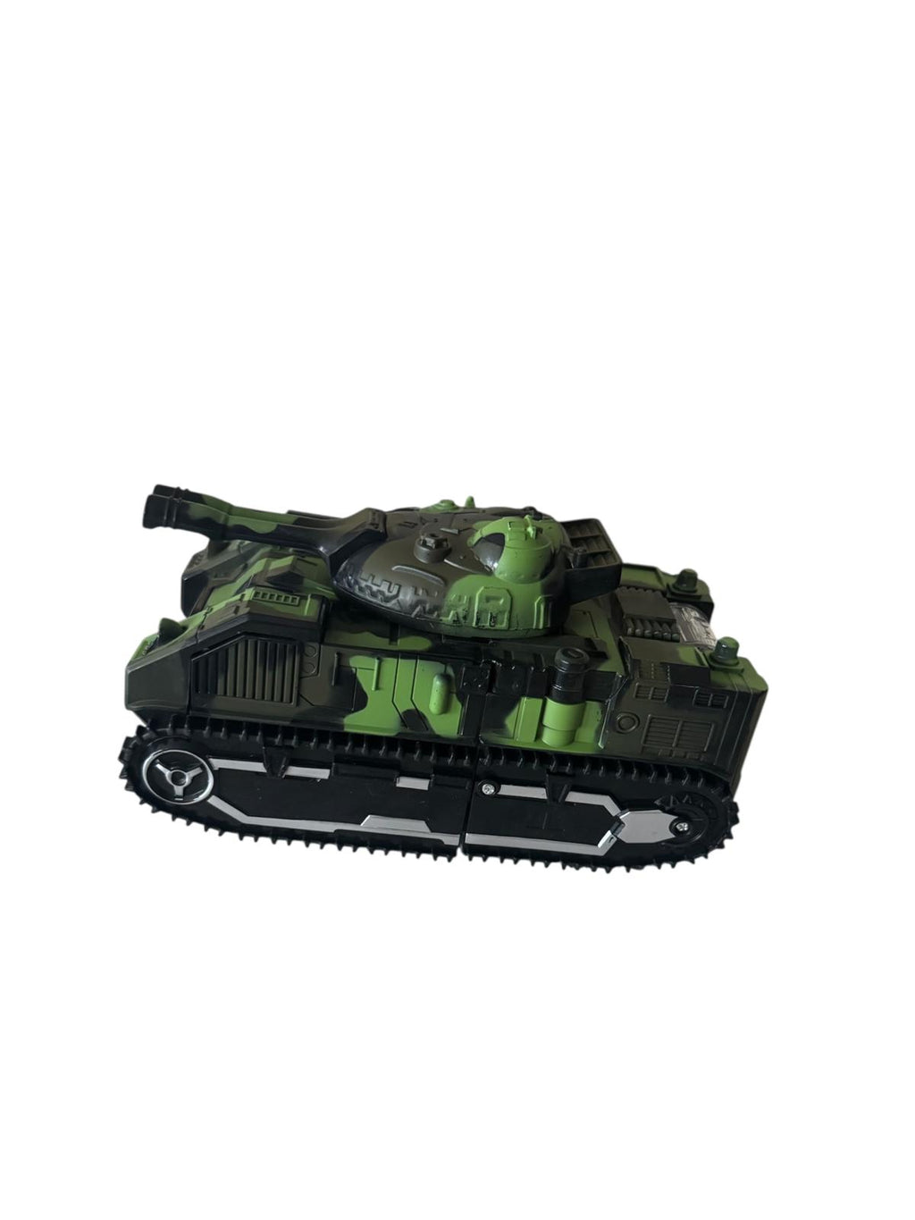 Jucărie interactivă - Tanc militar transformabil robot, cu lumini, sunete și funcție bump & go