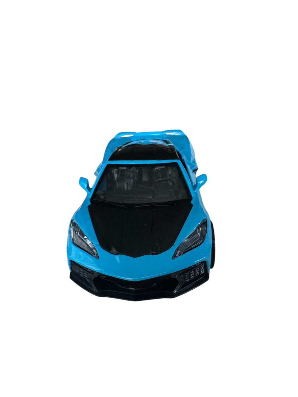 Mașină sport miniatură cu lumini și sunete, model racing albastru, cu uși funcționale și mecanism pull-back