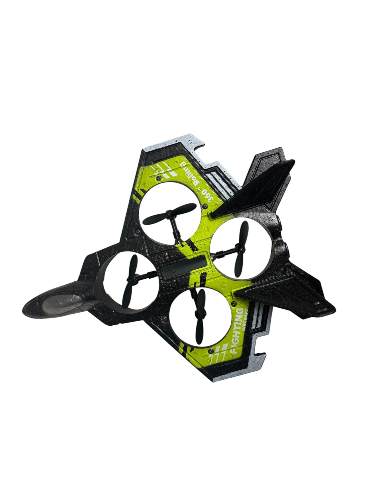 Dronă avion RC Combat Aircraft cu telecomandă 2.4GHz, flip 360°, giroscop 6 axe