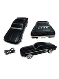 Boxă portabilă tip mașină – Model Mustang Negru (Wireless Car Speaker)