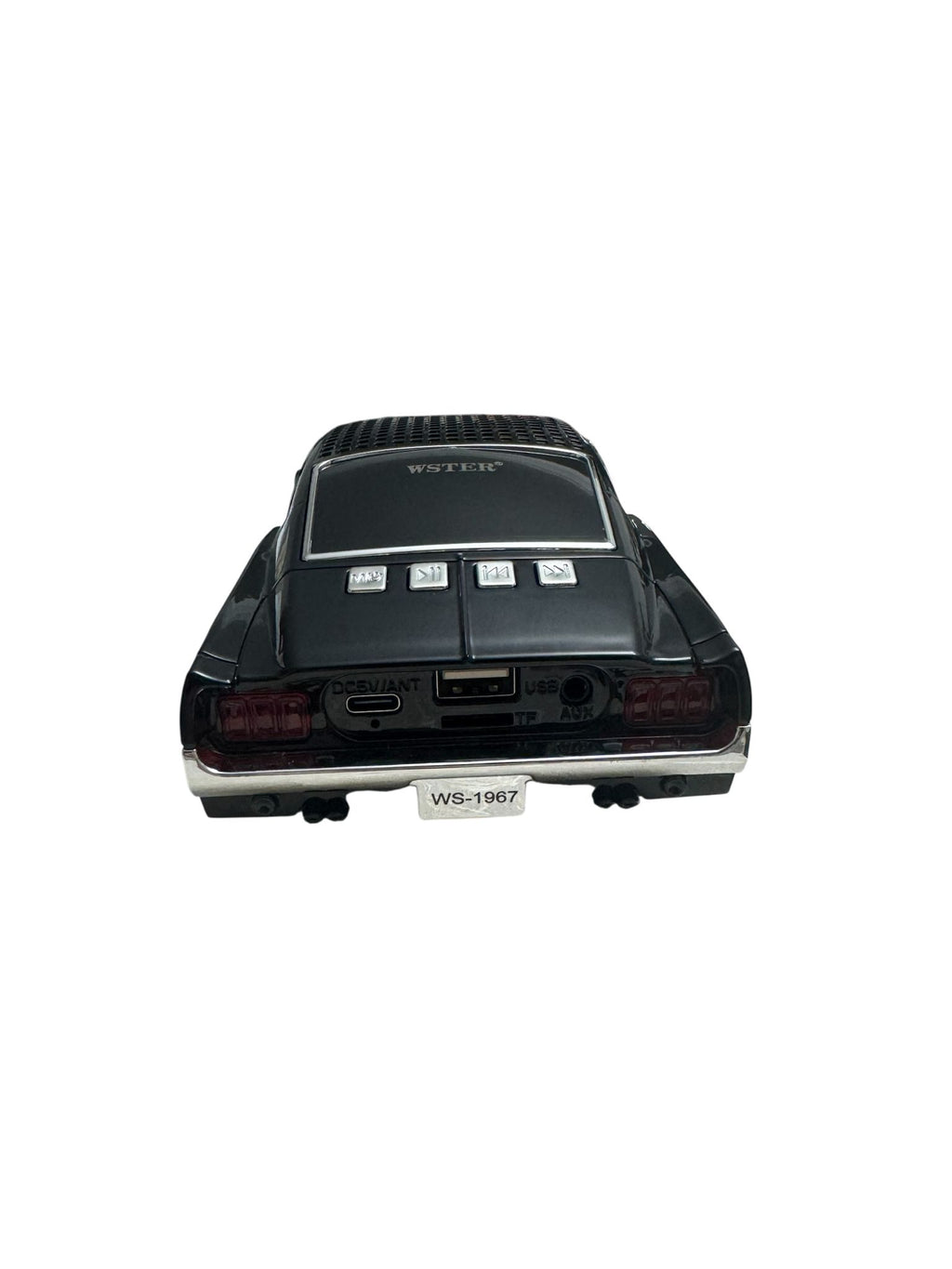 Boxă portabilă tip mașină – Model Mustang Negru (Wireless Car Speaker)