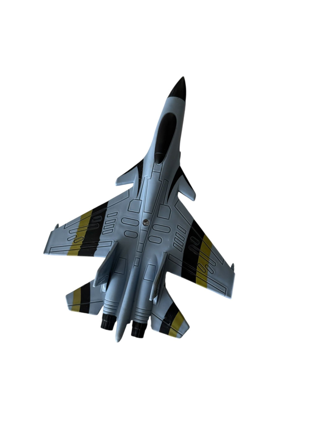 Avion interactiv de luptă cu telecomandă R/C de jucărie, 2 canale, lumini, pentru copii