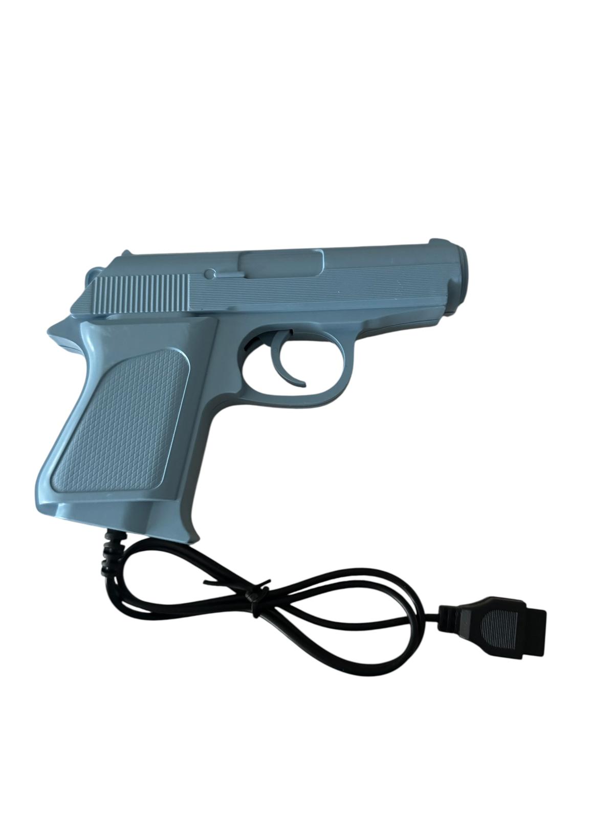 Consolă interactivă de jocuri, 2 controllere, pistol laser, joc inclus, cablu AV, Plug & Play