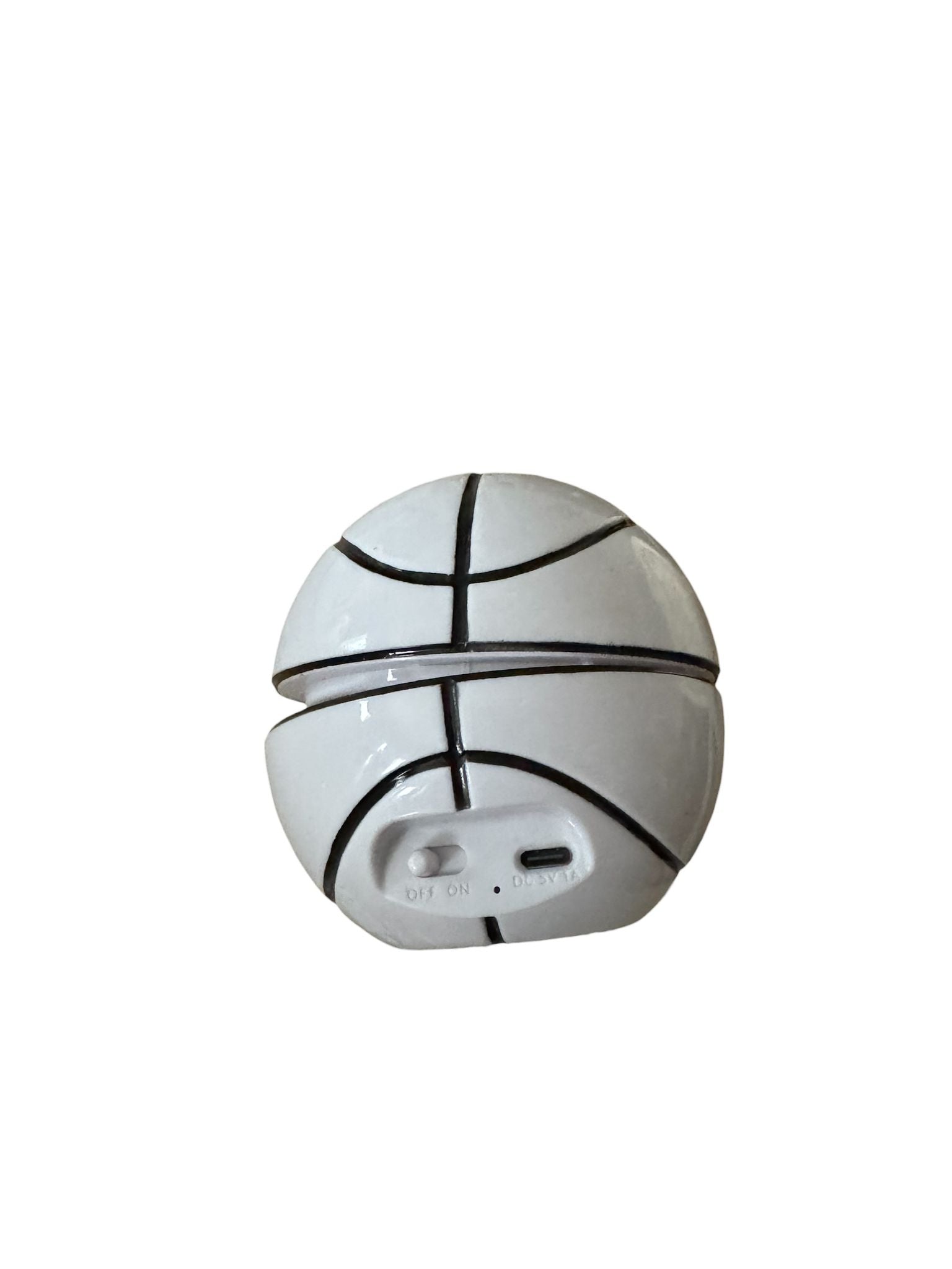 Lampă de birou LED în formă de minge de baschet, reîncărcabilă USB, suport telefon, lumină reglabilă, design modern
