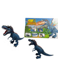 Dinozaur electric interactiv pentru copii, cu lumini, sunete, efect fum și proiecție, merge și depune ouă