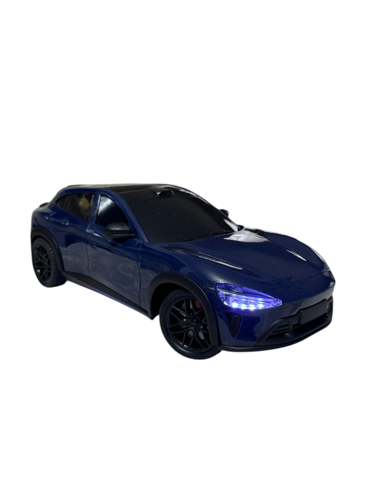 Mașină electrică cu telecomandă 2.4G, lumini LED și efecte sonore, jucărie interactivă SUV