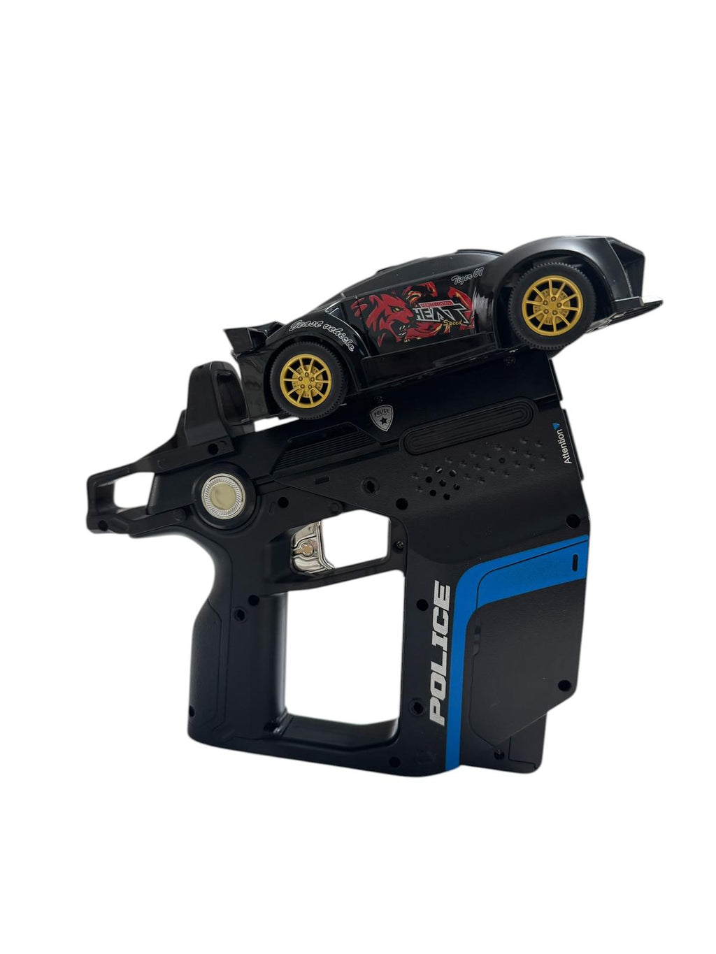 Mașină RC cu pistol infraroșu, 2.4G, lumini & sunete, funcție battle 3-în-1, joacă părinți-copil