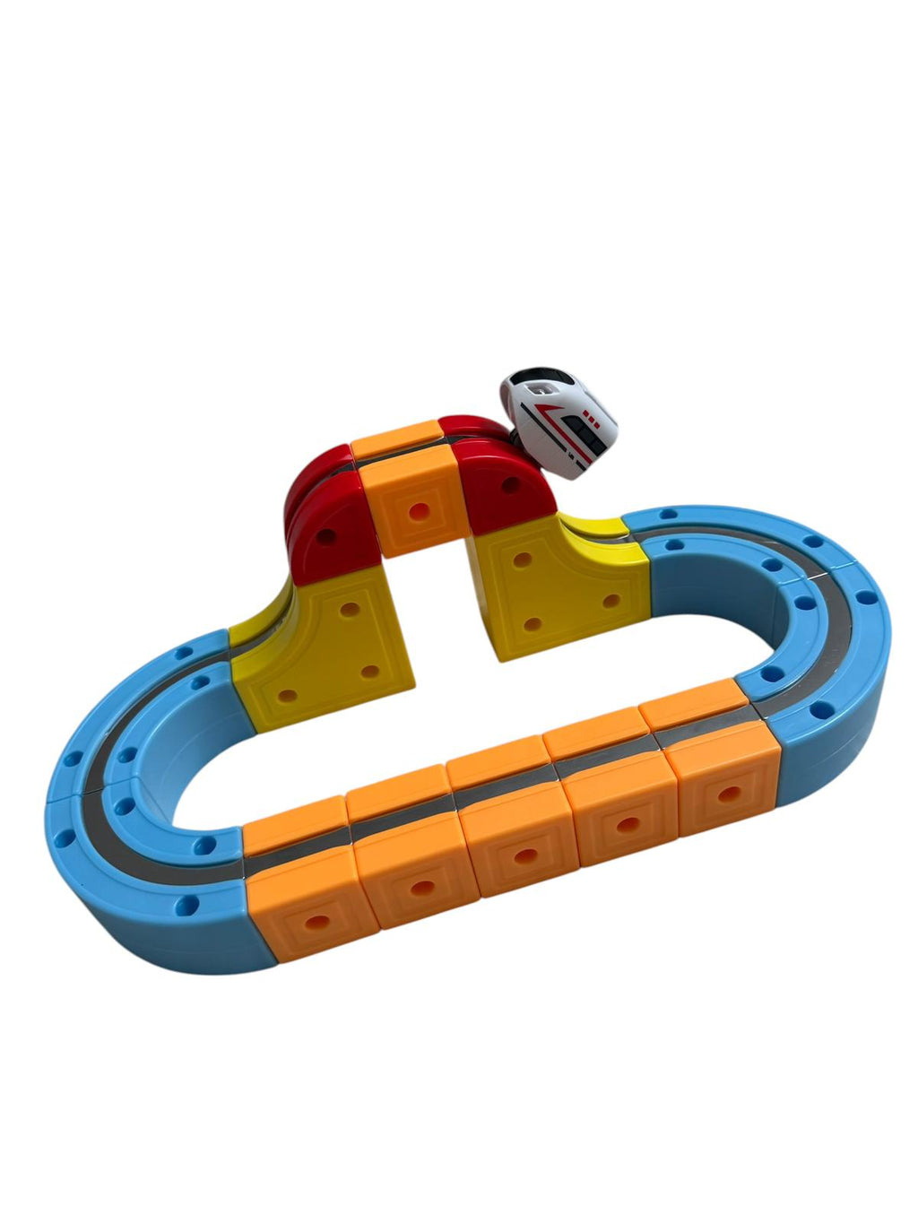 Tren Magnetic 3D cu Circuit – 62 Piese, jucărie interactivă și educativă