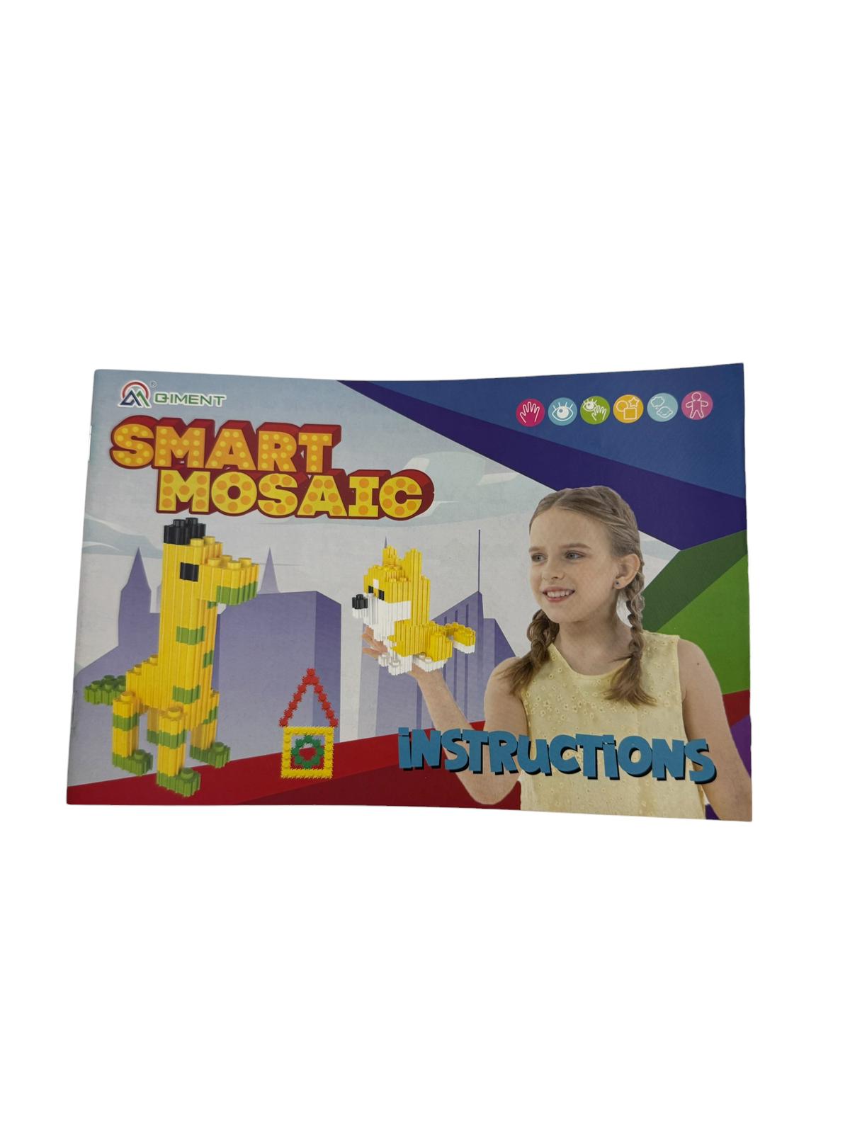 Set Construcție Smart Mosaic 3D – 333 Piese, joc 12 în 1, educativ și creativ