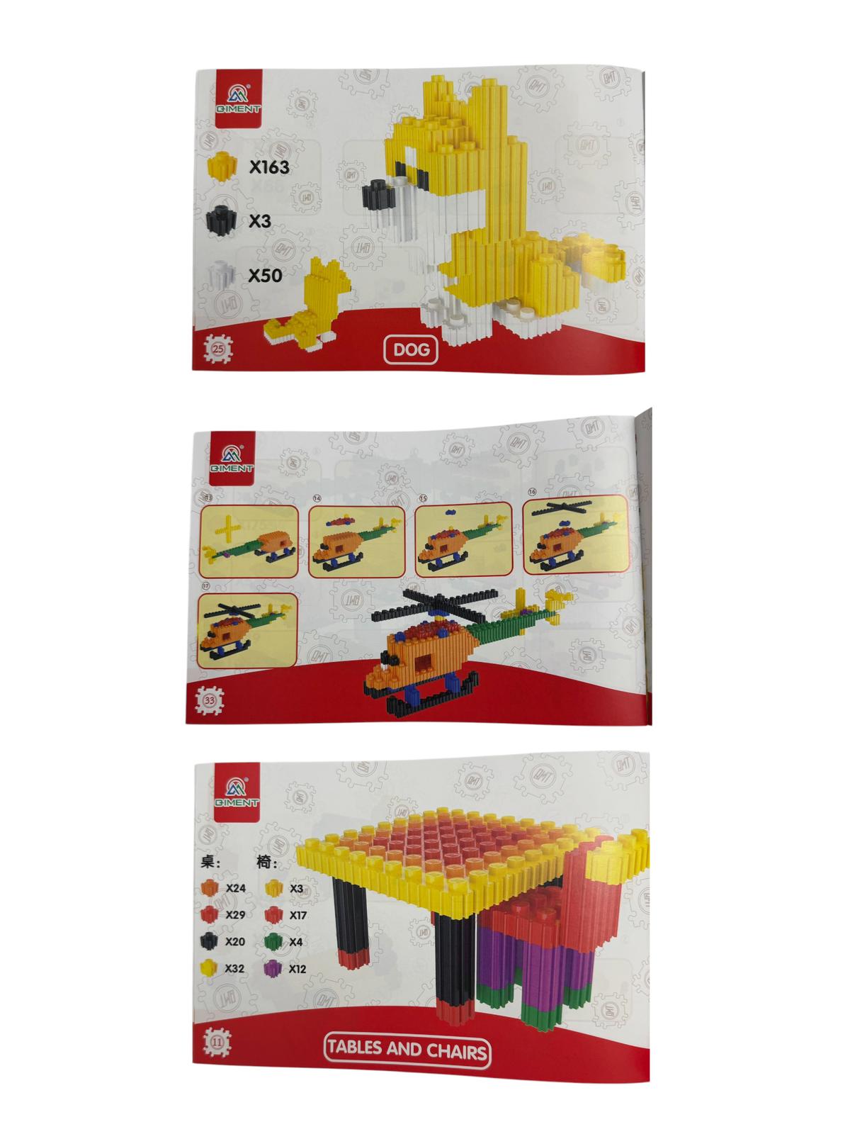 Set Construcție Smart Mosaic 3D – 333 Piese, joc 12 în 1, educativ și creativ