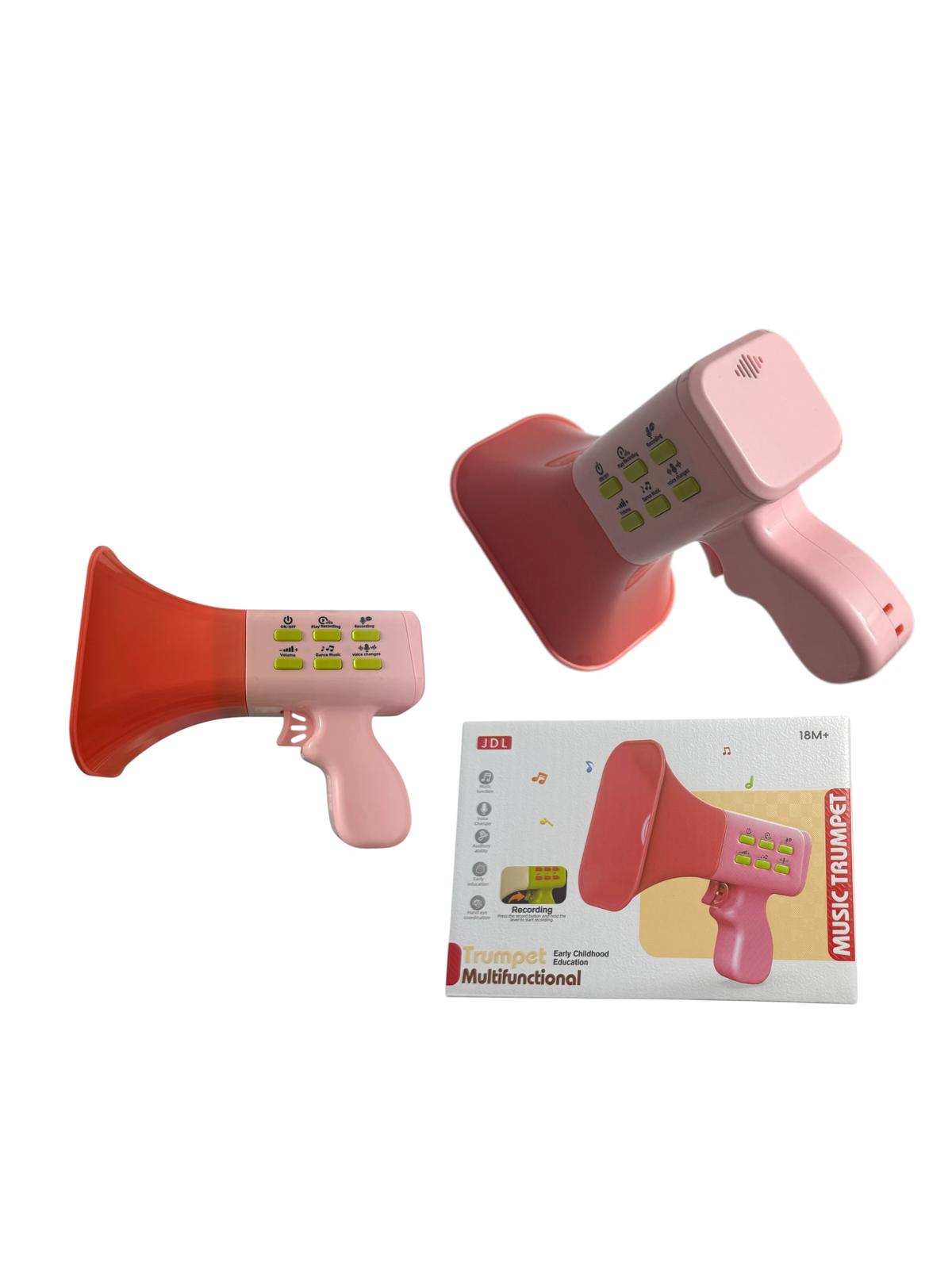 Megafon de Jucărie multifuncțional interactiv cu înregistrare, efecte vocale și muzică, 18M+