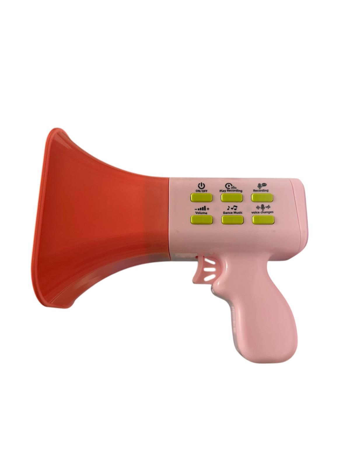 Megafon de Jucărie multifuncțional interactiv cu înregistrare, efecte vocale și muzică, 18M+