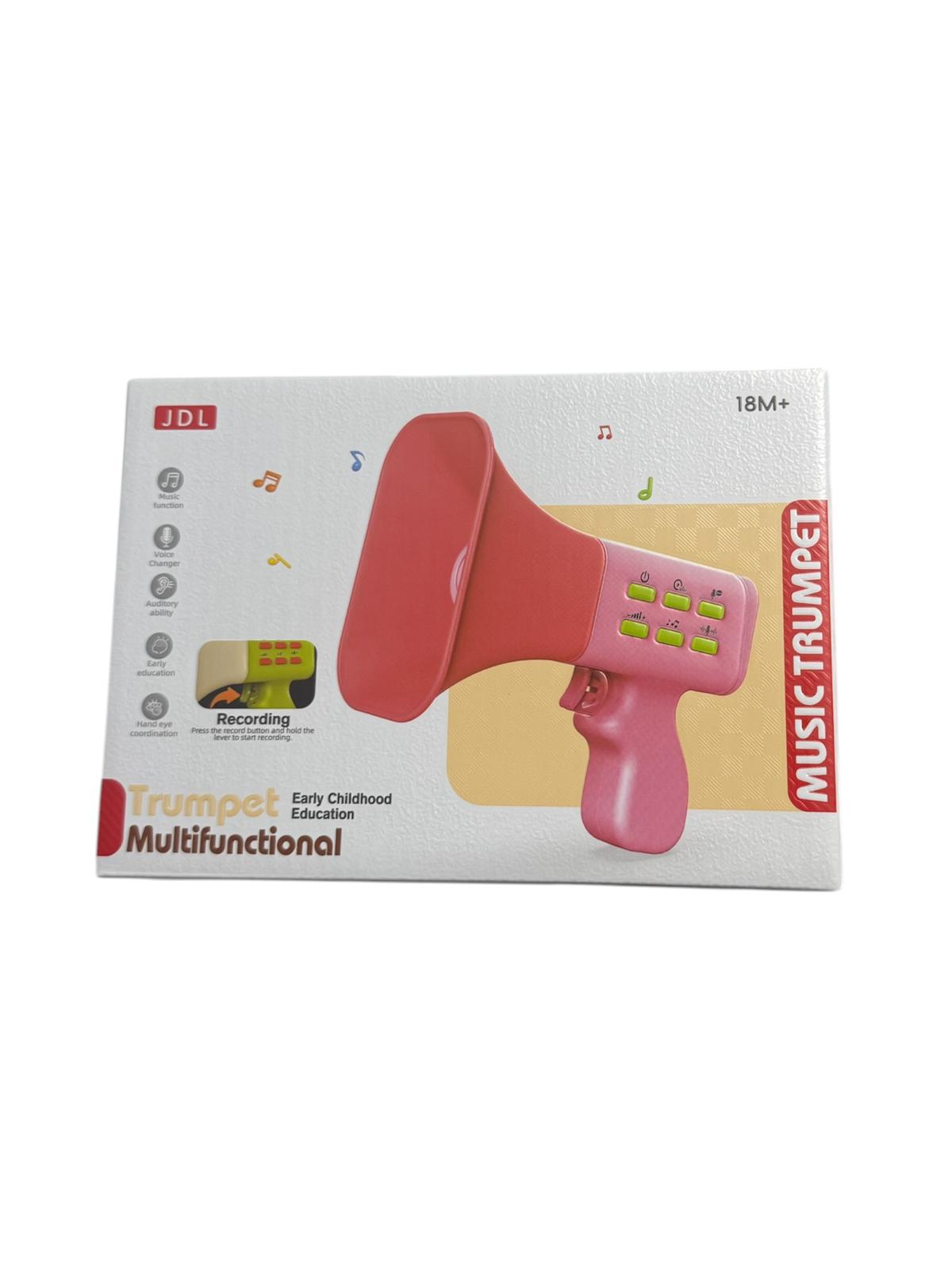 Megafon de Jucărie multifuncțional interactiv cu înregistrare, efecte vocale și muzică, 18M+