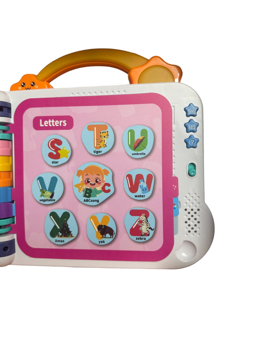 Carte interactivă educativă pentru copii, învățare limba engleză, cu sunete și melodii, 12M+