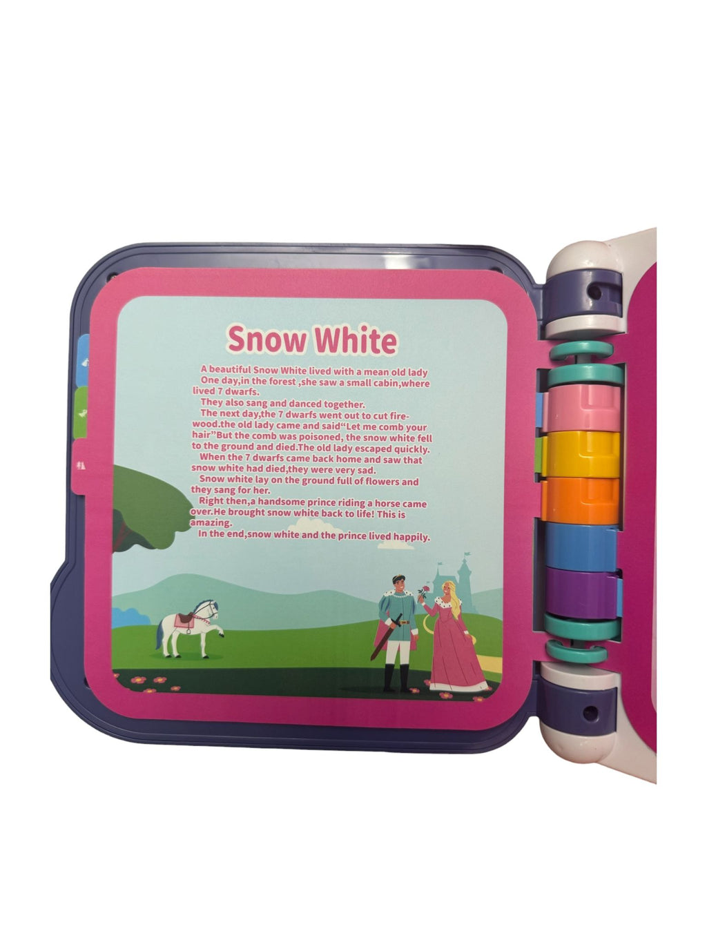 Carte interactivă educativă pentru copii, învățare limba engleză, cu sunete și melodii, 12M+