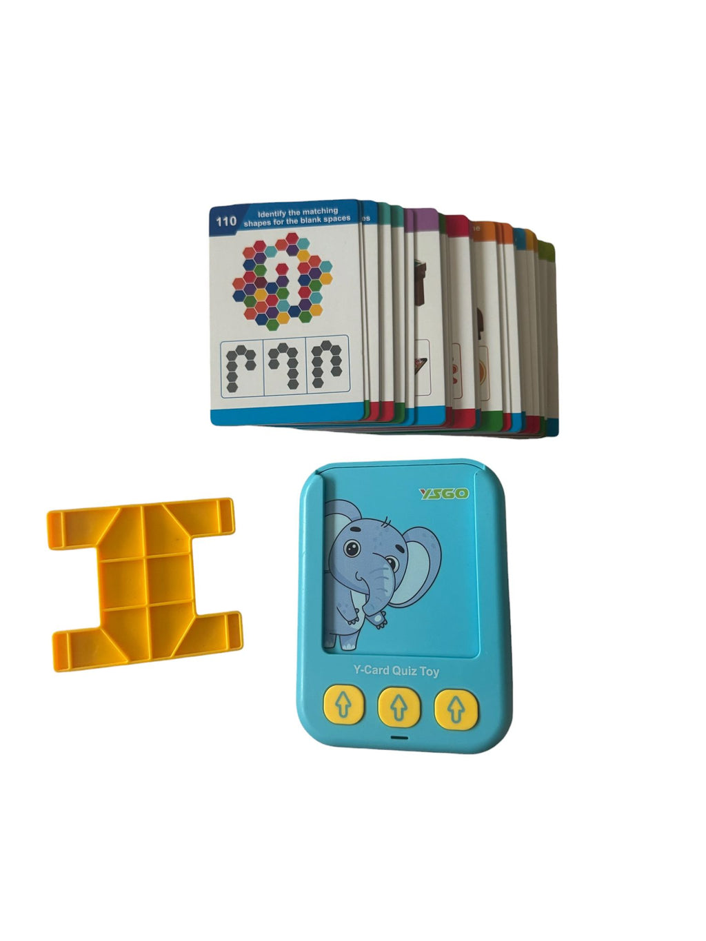 Jucărie Educativă Interactivă cu 5 limbi străine, Learning Toy, 55 Carduri Față-Verso, Sunete și Învățare Multilingvă
