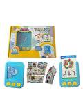 Jucărie Educativă Interactivă cu 5 limbi străine, Learning Toy, 55 Carduri Față-Verso, Sunete și Învățare Multilingvă