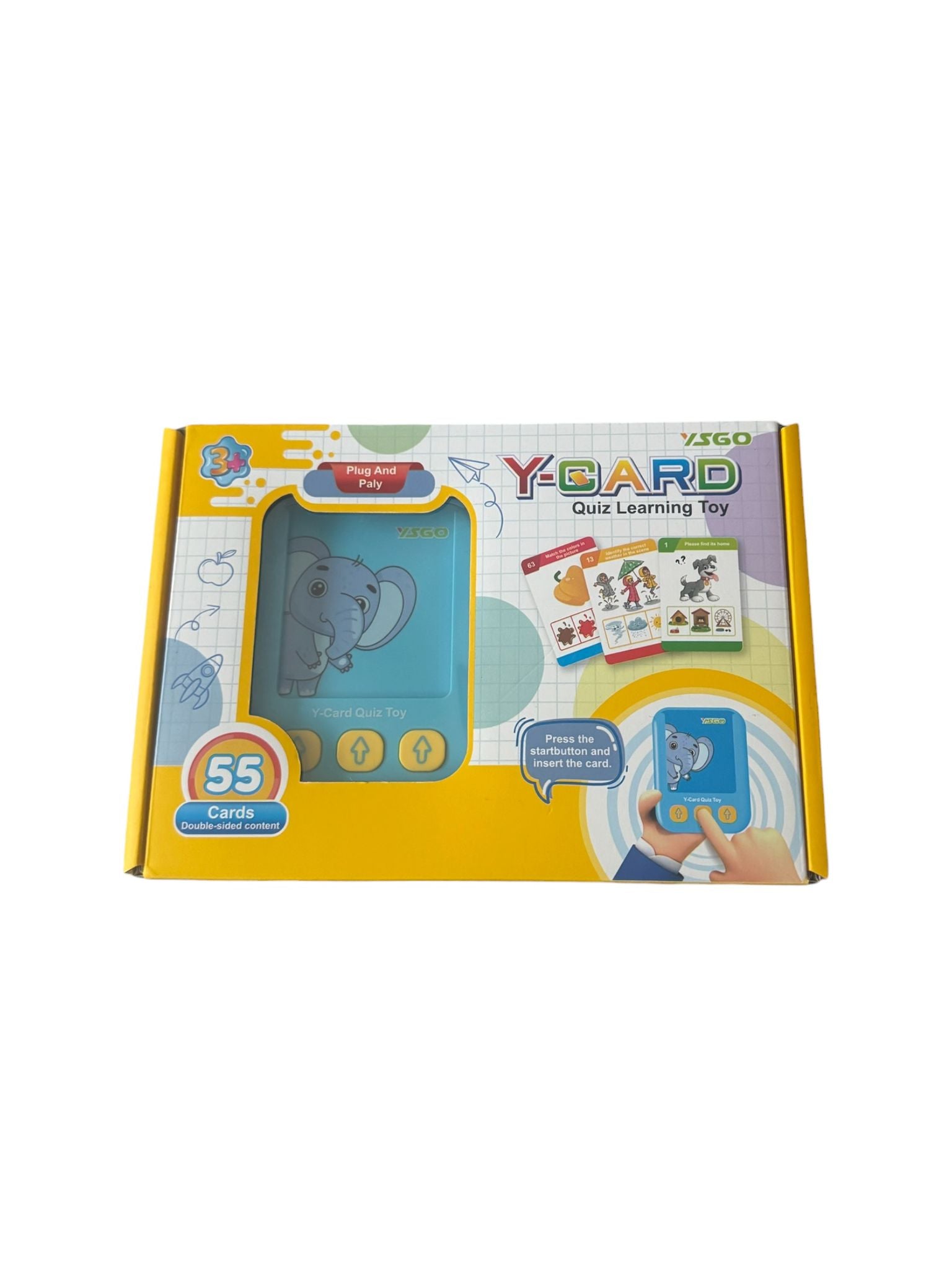 Jucărie Educativă Interactivă cu 5 limbi străine, Learning Toy, 55 Carduri Față-Verso, Sunete și Învățare Multilingvă