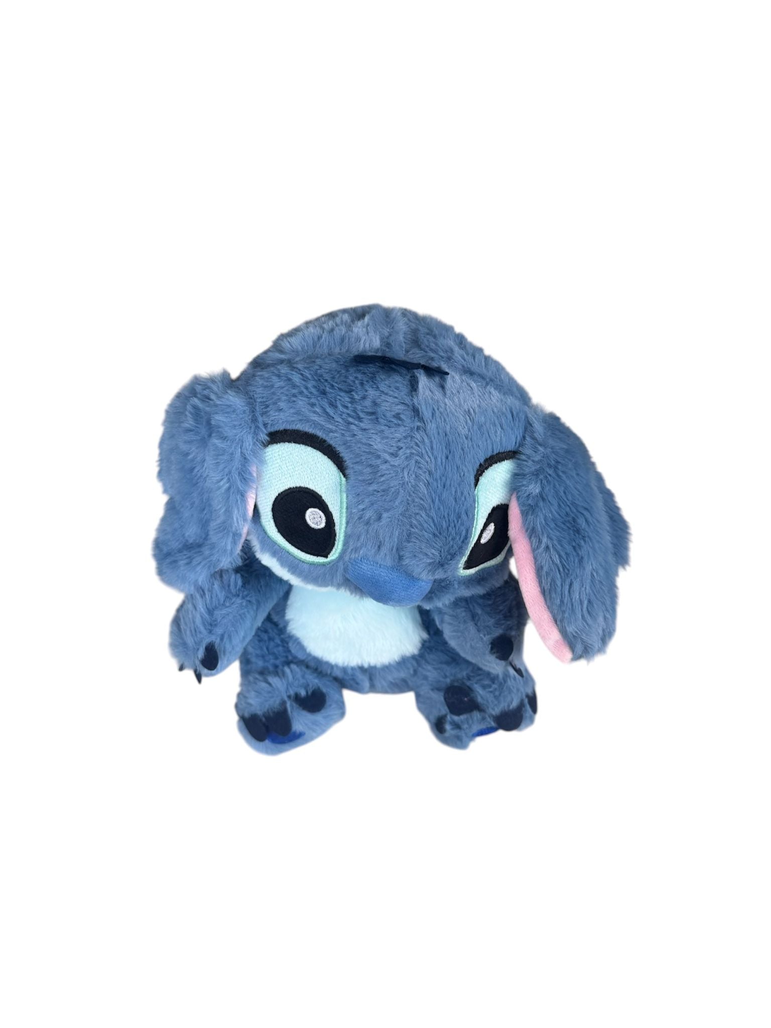 Jucărie de Pluș tip Stitch Interactivă cu Funcție Respirație, Sunete și Mișcare, Albastru