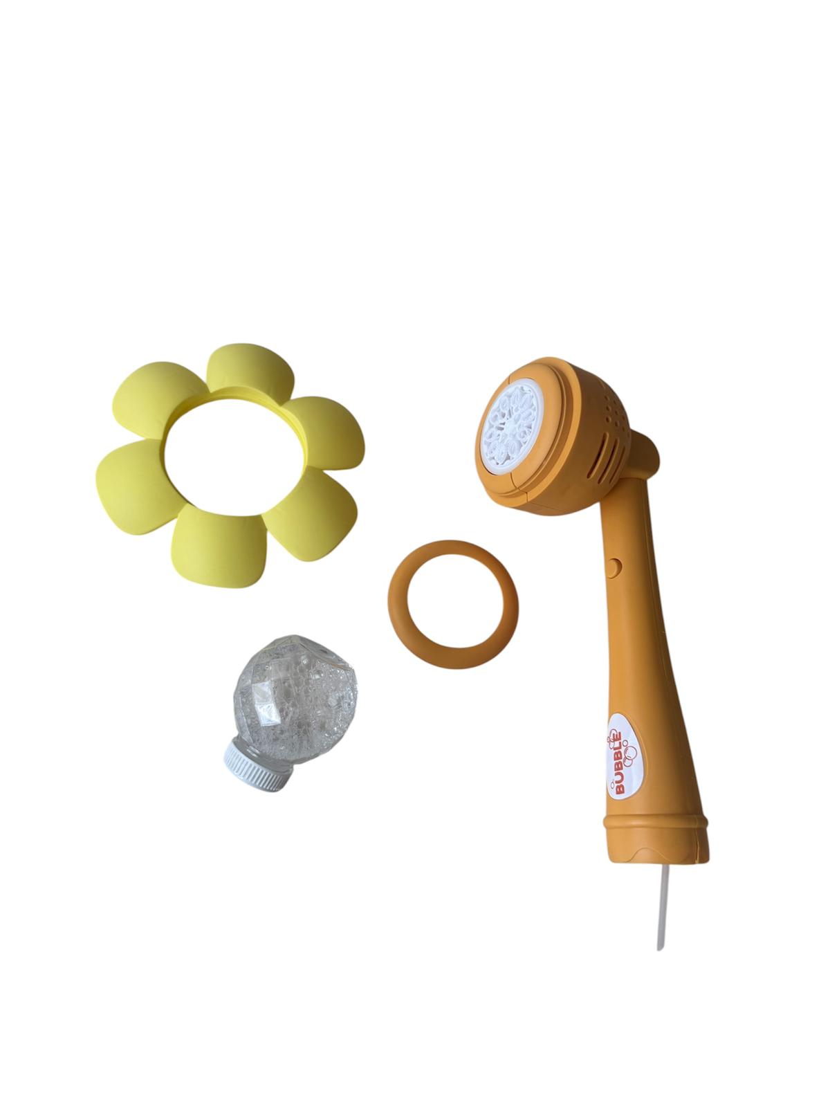 Jucărie Pistol de făcut Baloane de Săpun, Model Floarea Soarelui, Interactiv, 3+ Ani