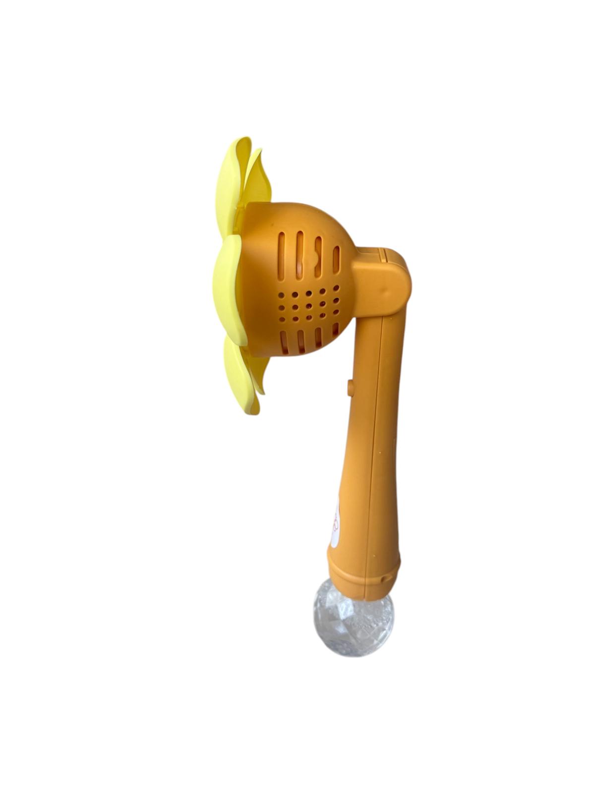 Jucărie Pistol de făcut Baloane de Săpun, Model Floarea Soarelui, Interactiv, 3+ Ani
