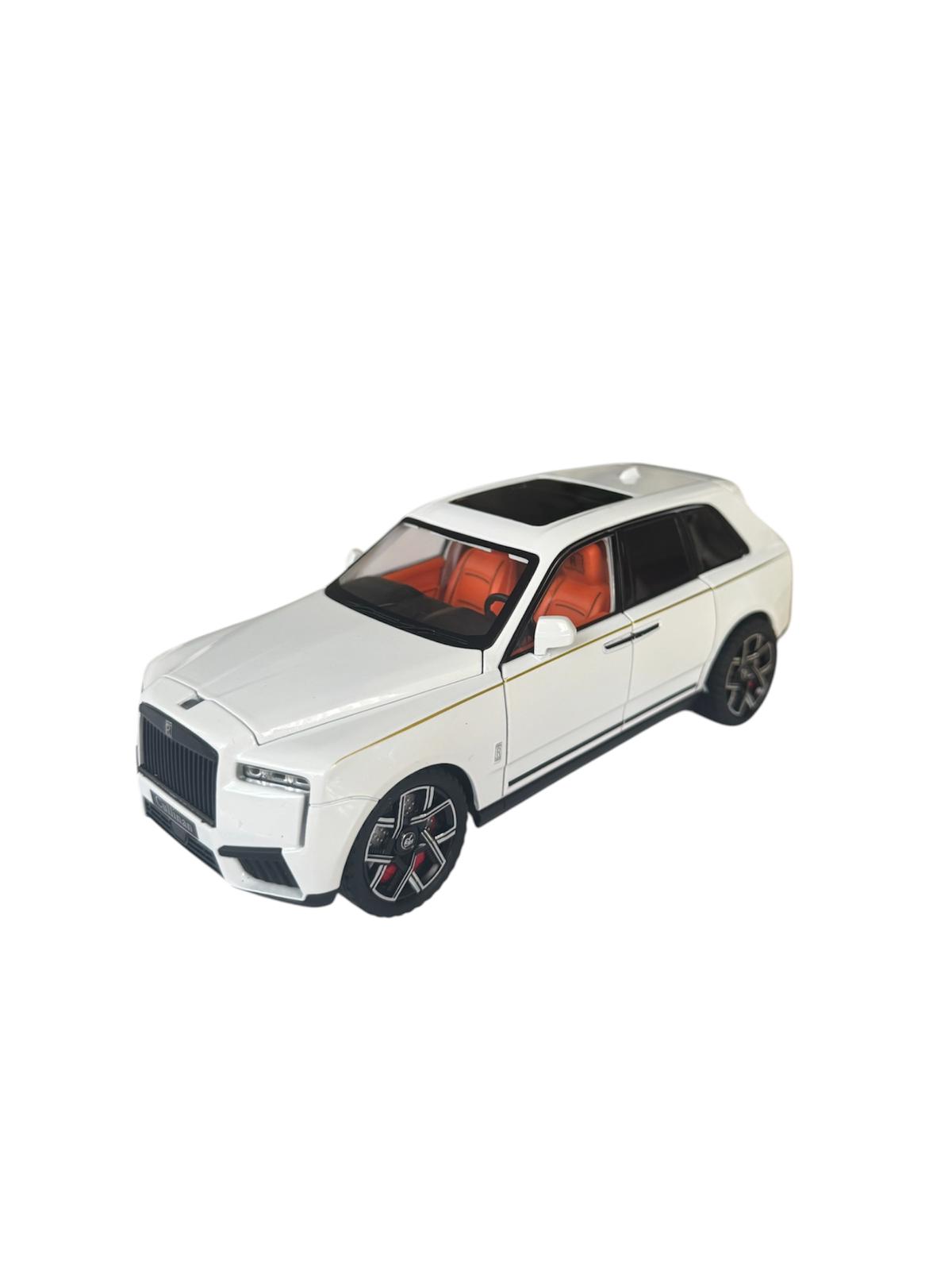 Mașină de colecție SUV lux, model metalic 1:24, cu lumini și sunete, uși și capotă funcționale