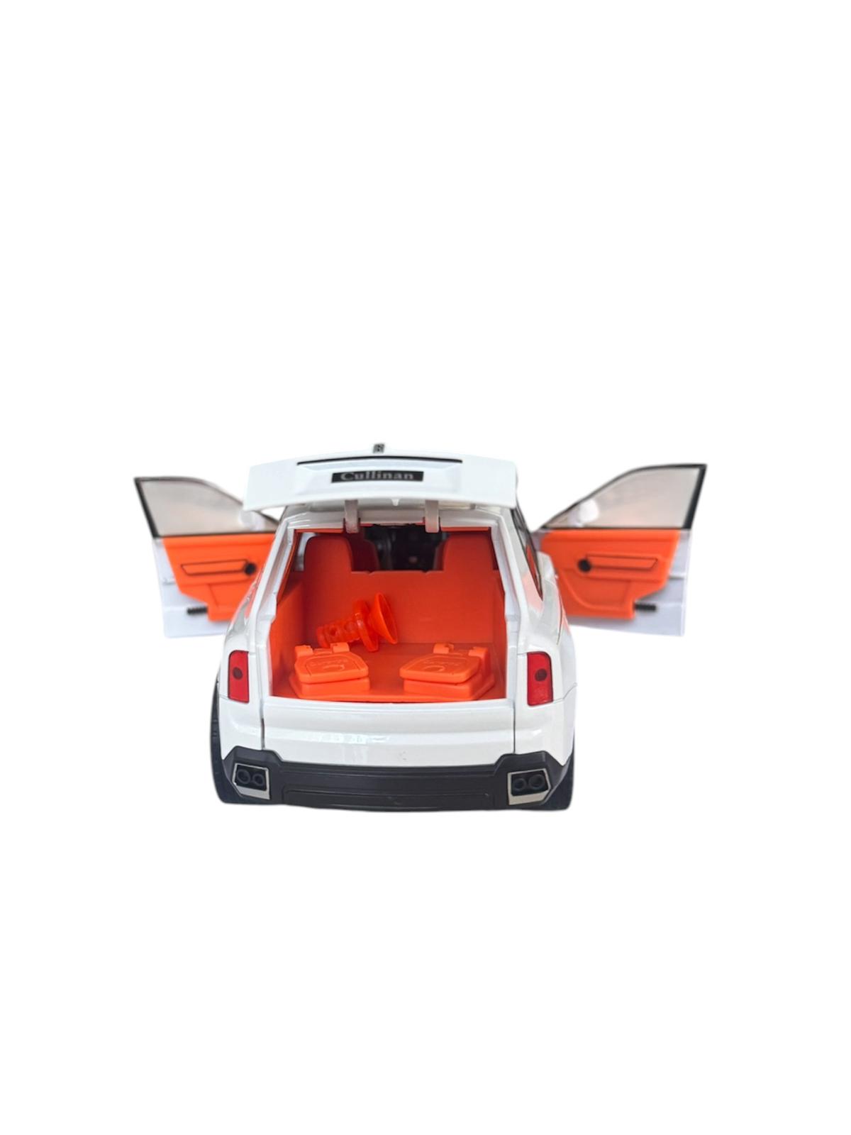 Mașină de colecție SUV lux, model metalic 1:24, cu lumini și sunete, uși și capotă funcționale