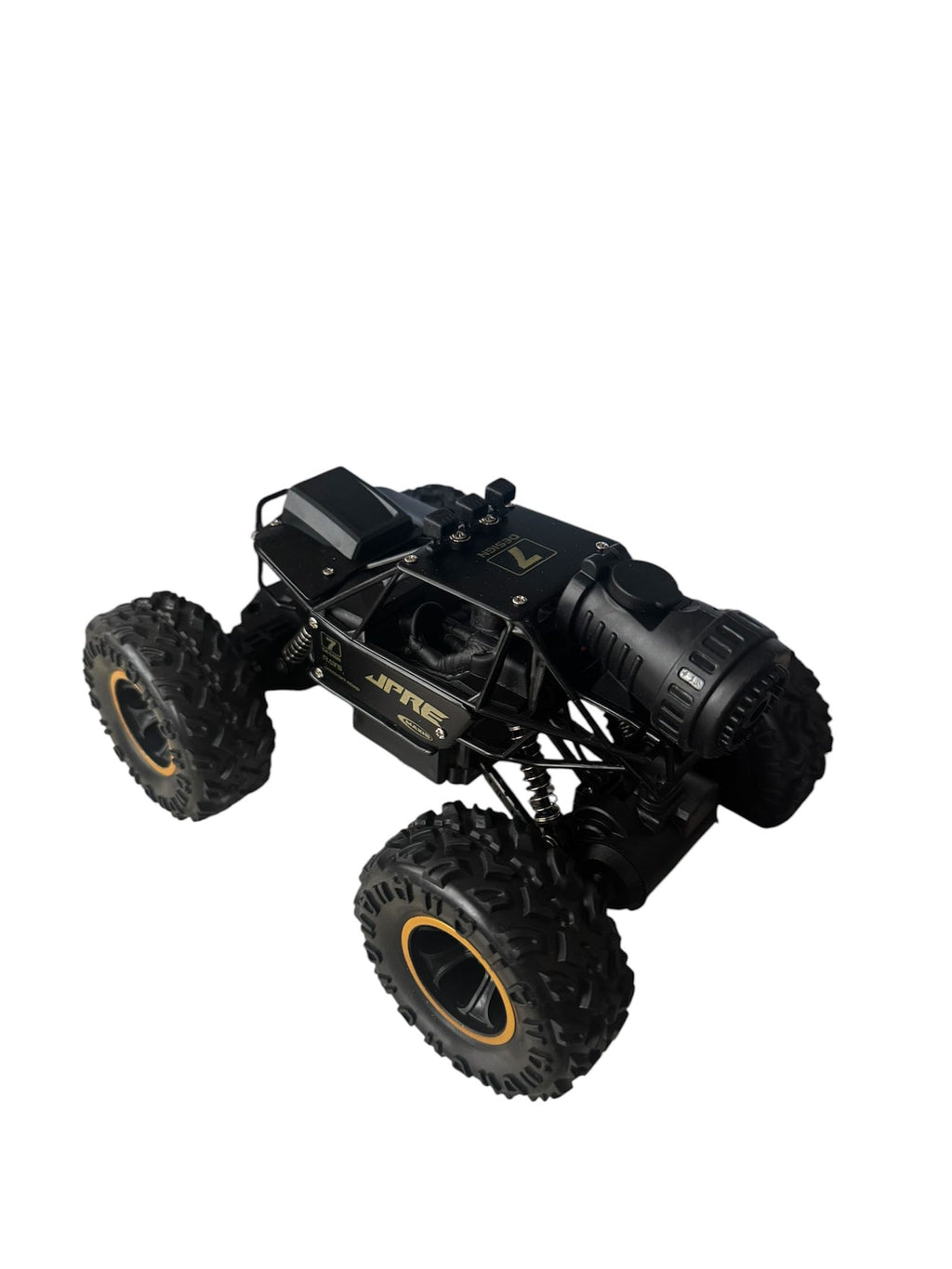 Mașină RC Off-Road 4x4 cu Telecomandă 2.4GHz, Funcție Spray, cu Suport Telefon, Negru