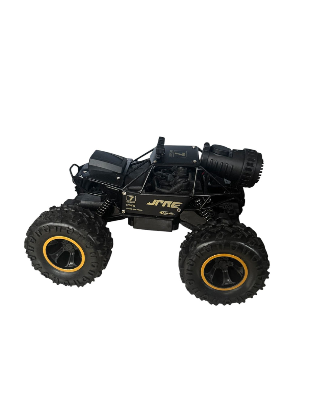 Mașină RC Off-Road 4x4 cu Telecomandă 2.4GHz, Funcție Spray, cu Suport Telefon, Negru