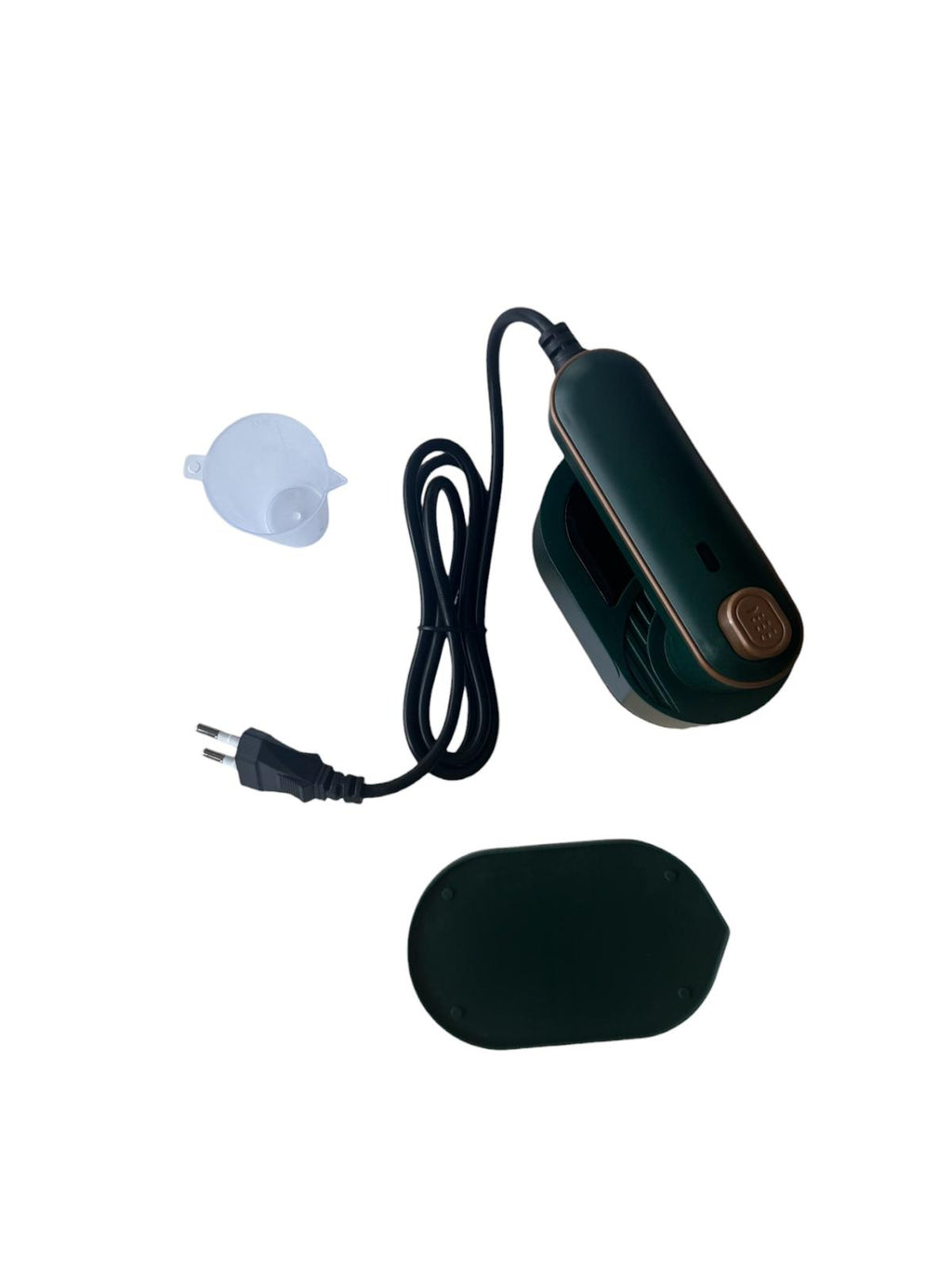 Mini Fier de Călcat Portabil cu Abur, Pliabil, 40W, Rezervor Apă 50 ml, Verde