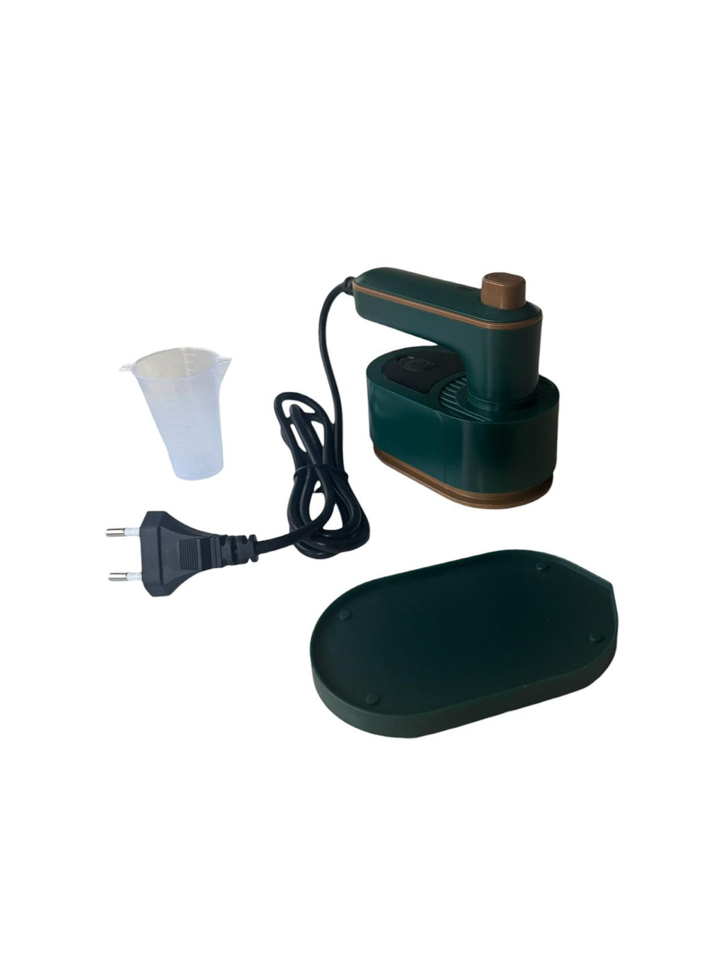 Mini Fier de Călcat Portabil cu Abur, Pliabil, 40W, Rezervor Apă 50 ml, Verde