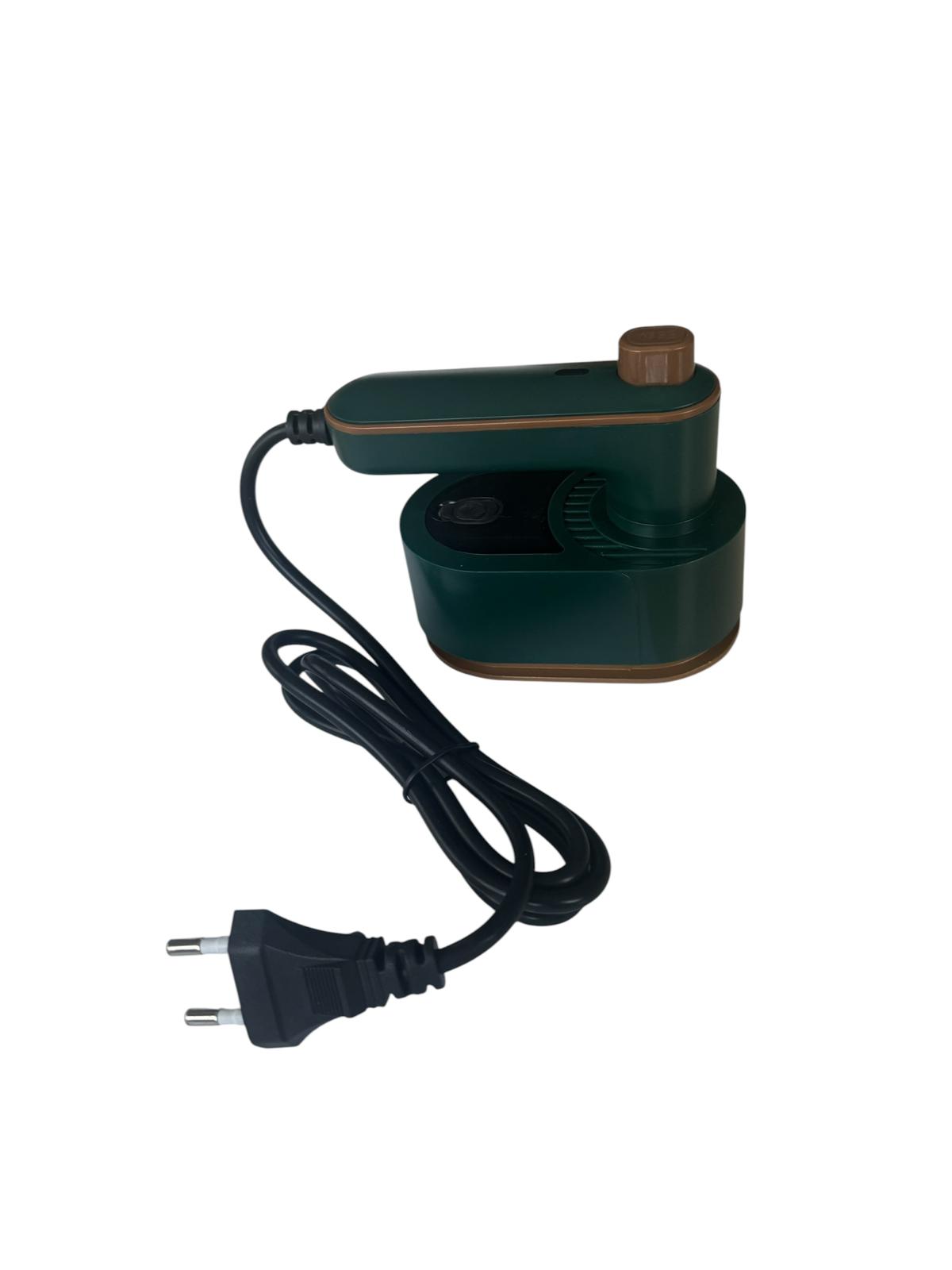Mini Fier de Călcat Portabil cu Abur, Pliabil, 40W, Rezervor Apă 50 ml, Verde