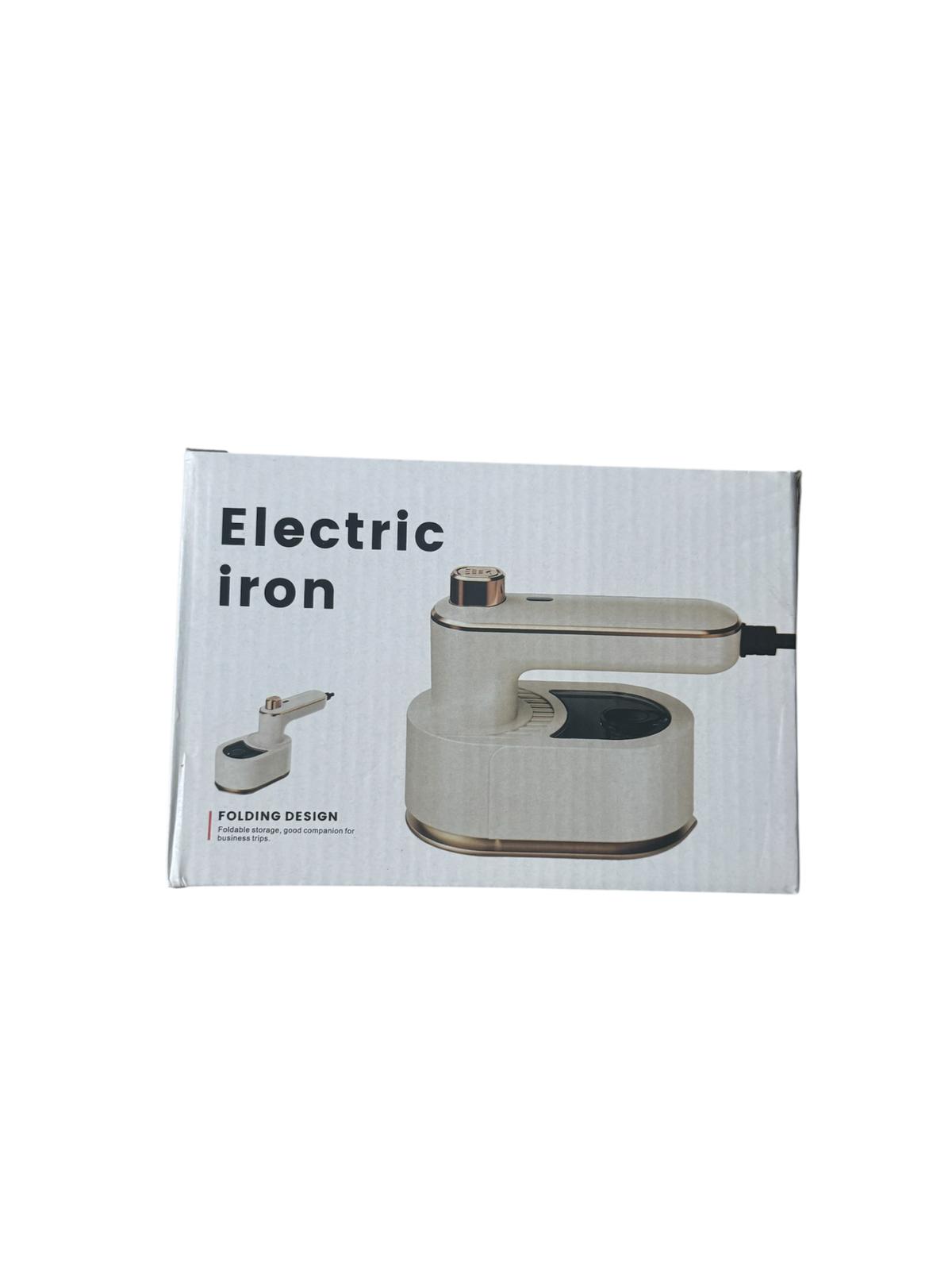 Mini Fier de Călcat Portabil cu Abur, Pliabil, 40W, Rezervor Apă 50 ml, Verde