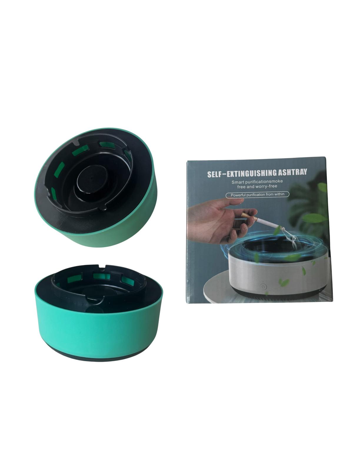 Scrumieră electrică cu absorbție fum, auto-stingere, portabilă, multifuncțională, purificator aer