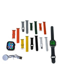 Smartwatch 7 în 1 cu Ecran Color Touch, Monitorizare Activitate și Somn, Bluetooth, Încărcare Magnetică, 7 Curele Incluse