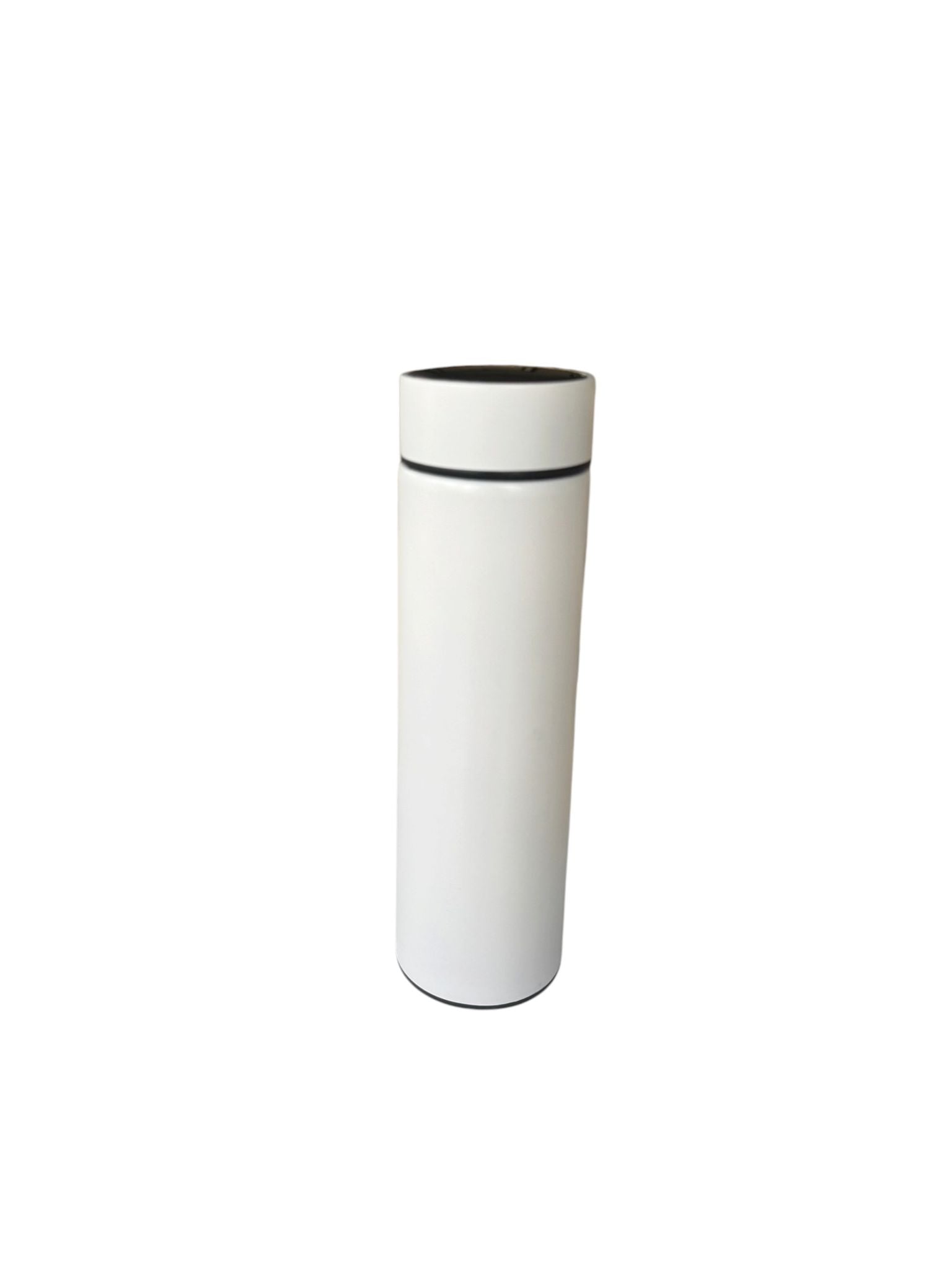 Termos Inteligent 500 ml cu Display LED Temperatură, Inox 304, Smart Cup, Alb